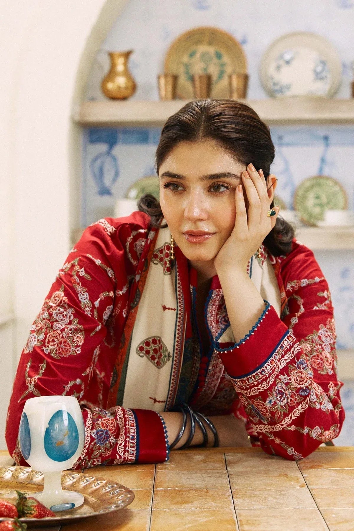 Zara Shahjahan | Coco Lawn Eid Edit 24 | KASHMIR KALI-D3 - Rang-e-Khaas