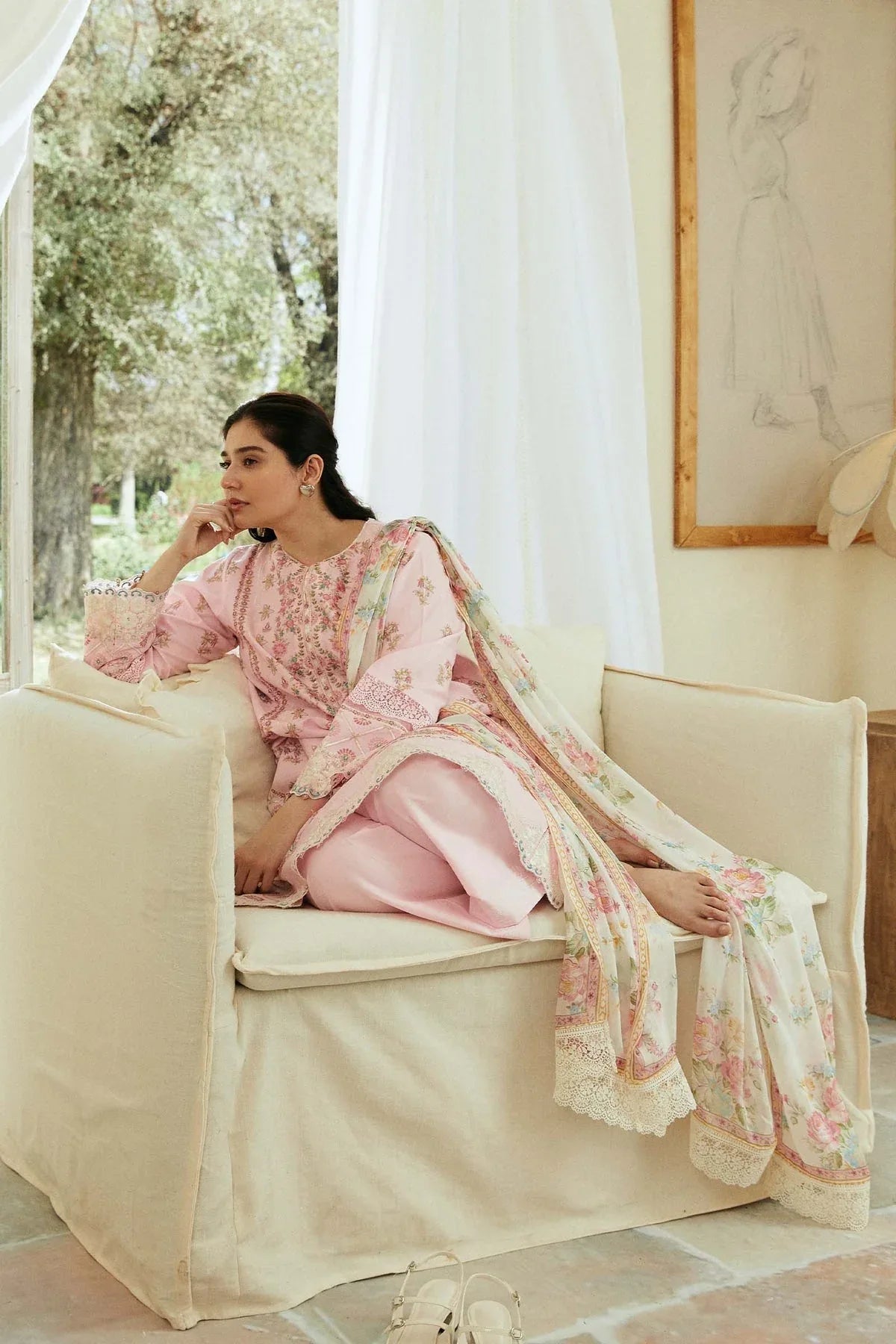 Zara Shahjahan | Coco Lawn Eid Edit 24 | ROOHI-D8 - Rang-e-Khaas