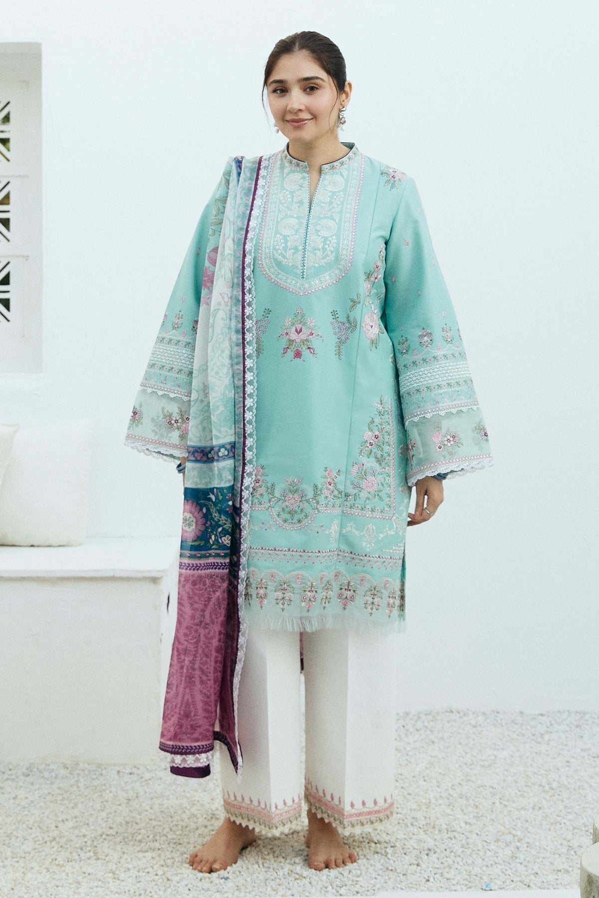 Zara Shahjahan | Coco Lawn Eid Edit 24 | SHAAM-D5 - Rang-e-Khaas