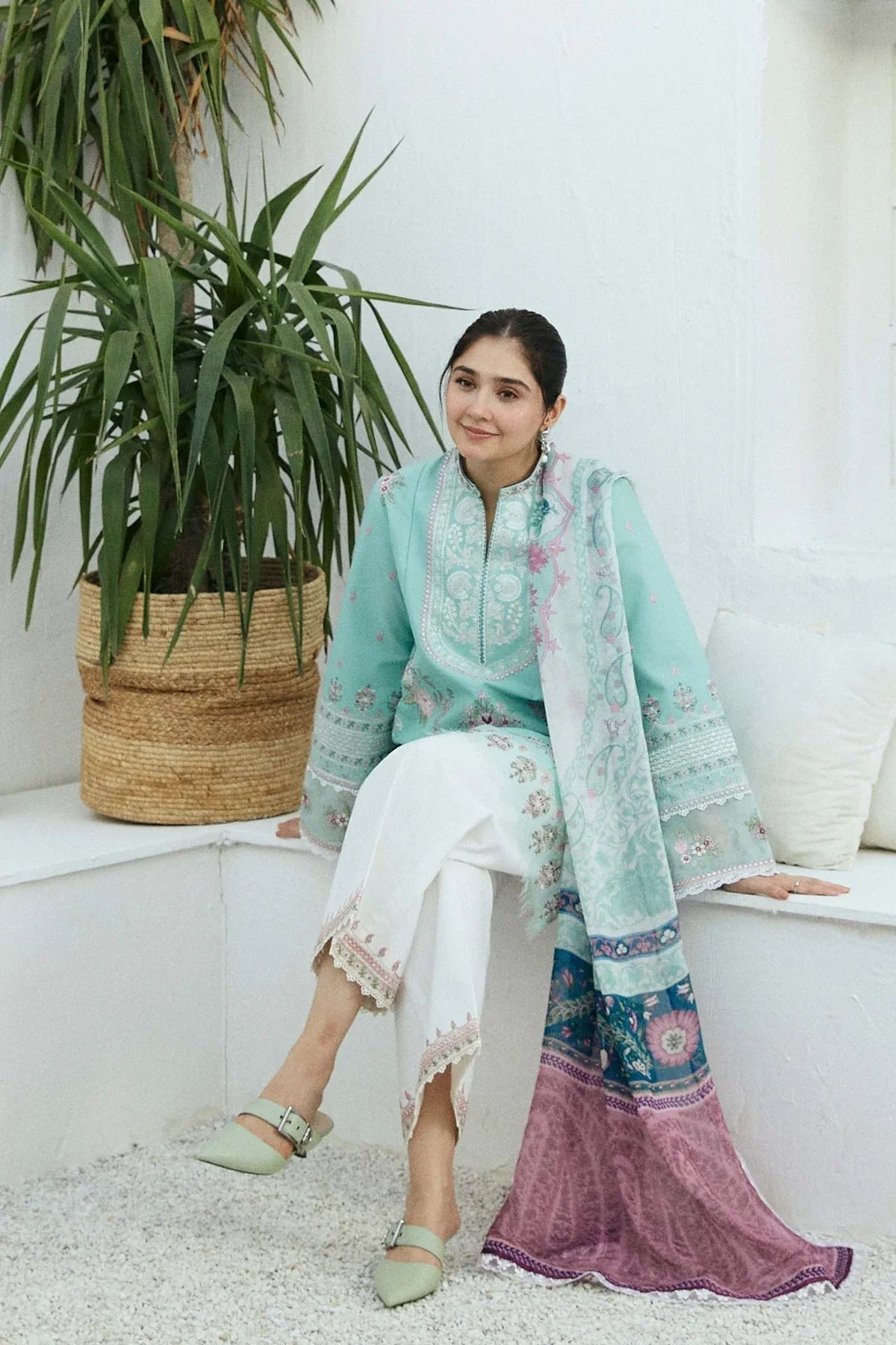 Zara Shahjahan | Coco Lawn Eid Edit 24 | SHAAM-D5 - Rang-e-Khaas