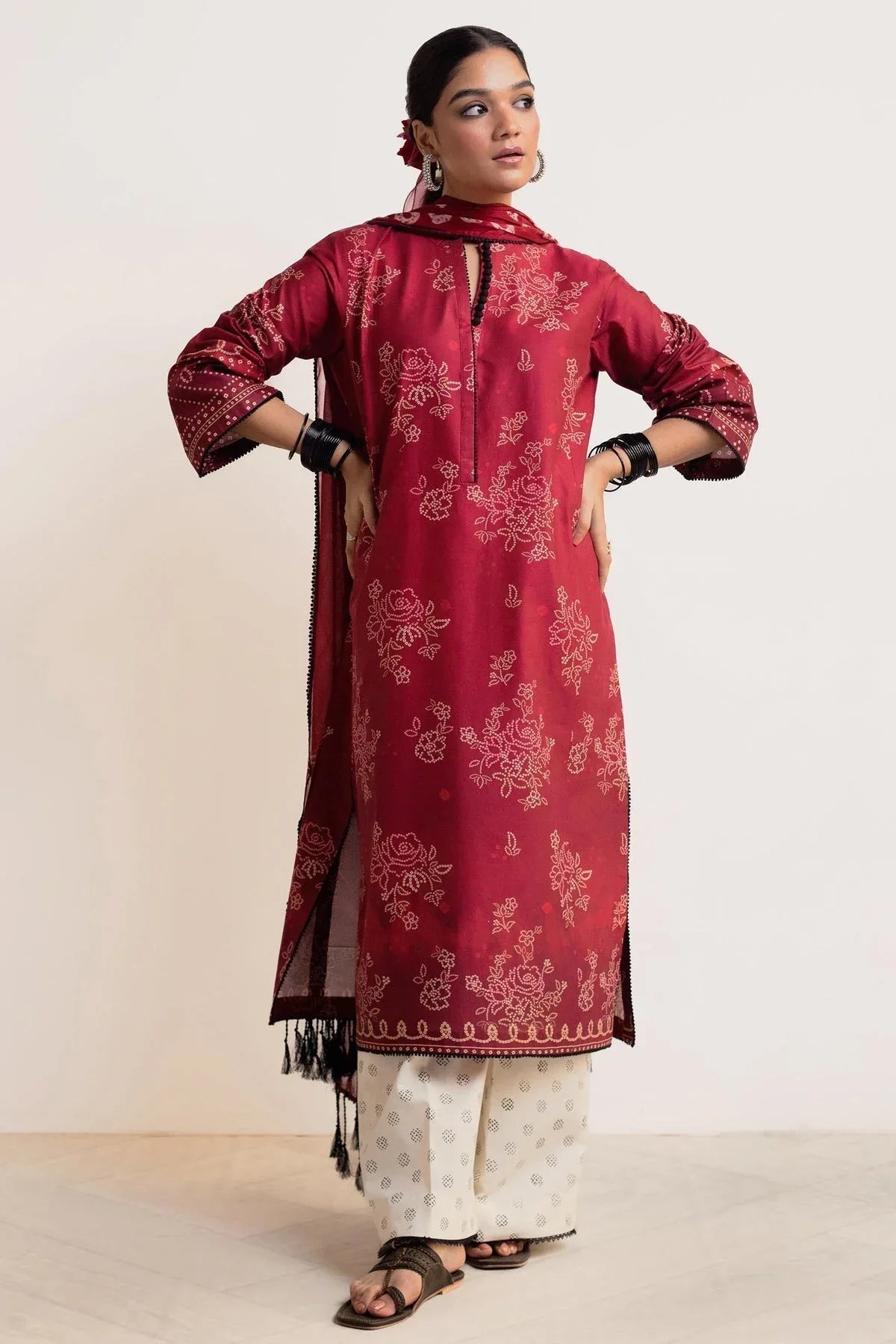 Zara Shahjahan | Coco Prints 24 | GULAB-D5 - Rang-e-Khaas
