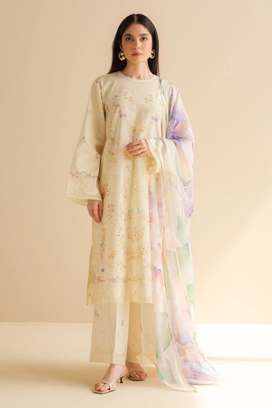 Zara Shahjahan | Coco Prints | Aria-3B - Rang-e-Khaas