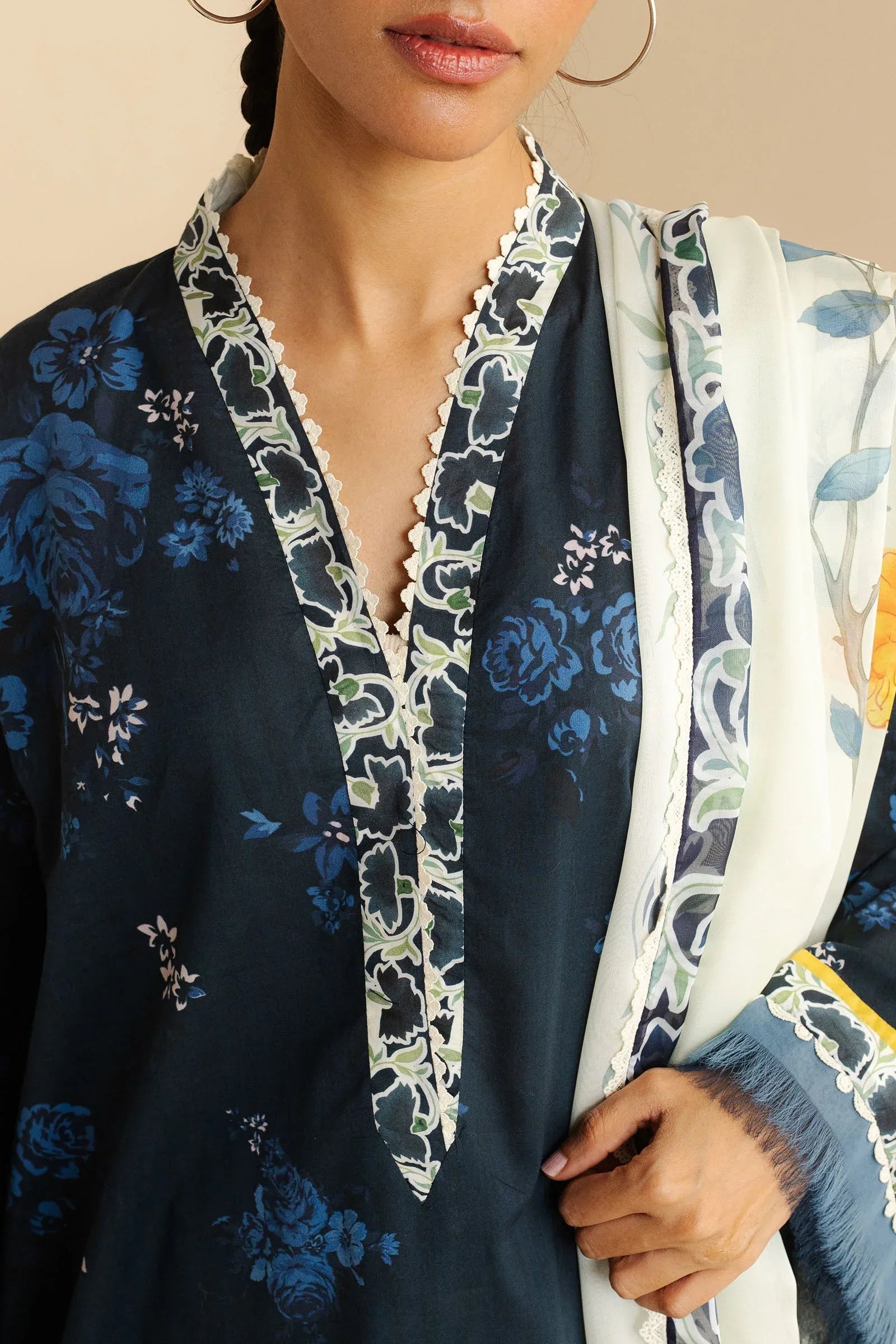 Zara Shahjahan | Coco Prints | Leya-1B - Rang-e-Khaas