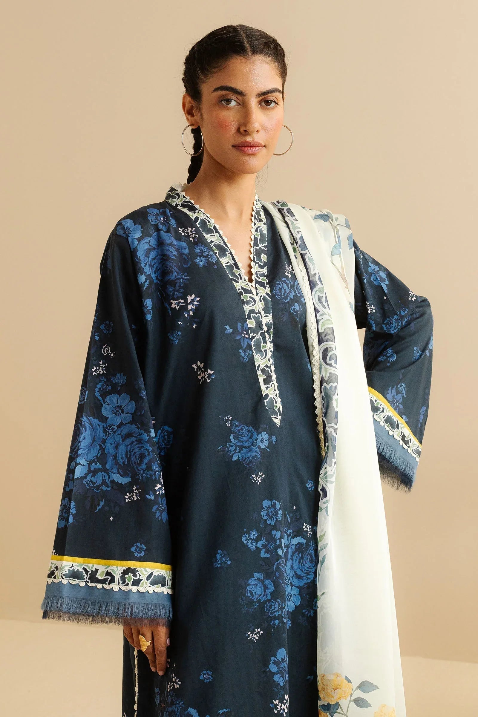 Zara Shahjahan | Coco Prints | Leya-1B - Rang-e-Khaas