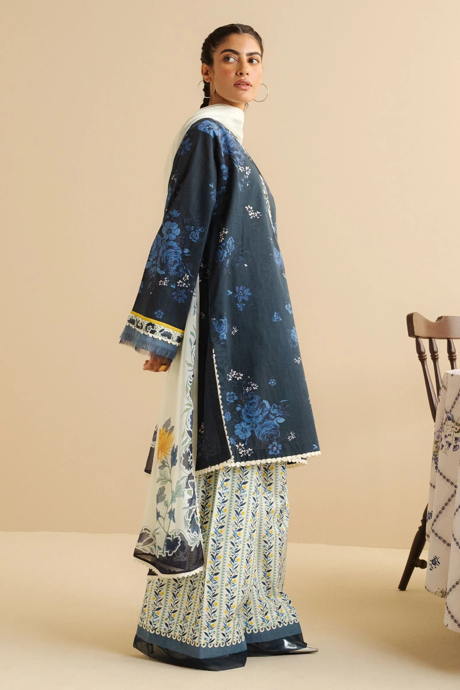 Zara Shahjahan | Coco Prints | Leya-1B - Rang-e-Khaas