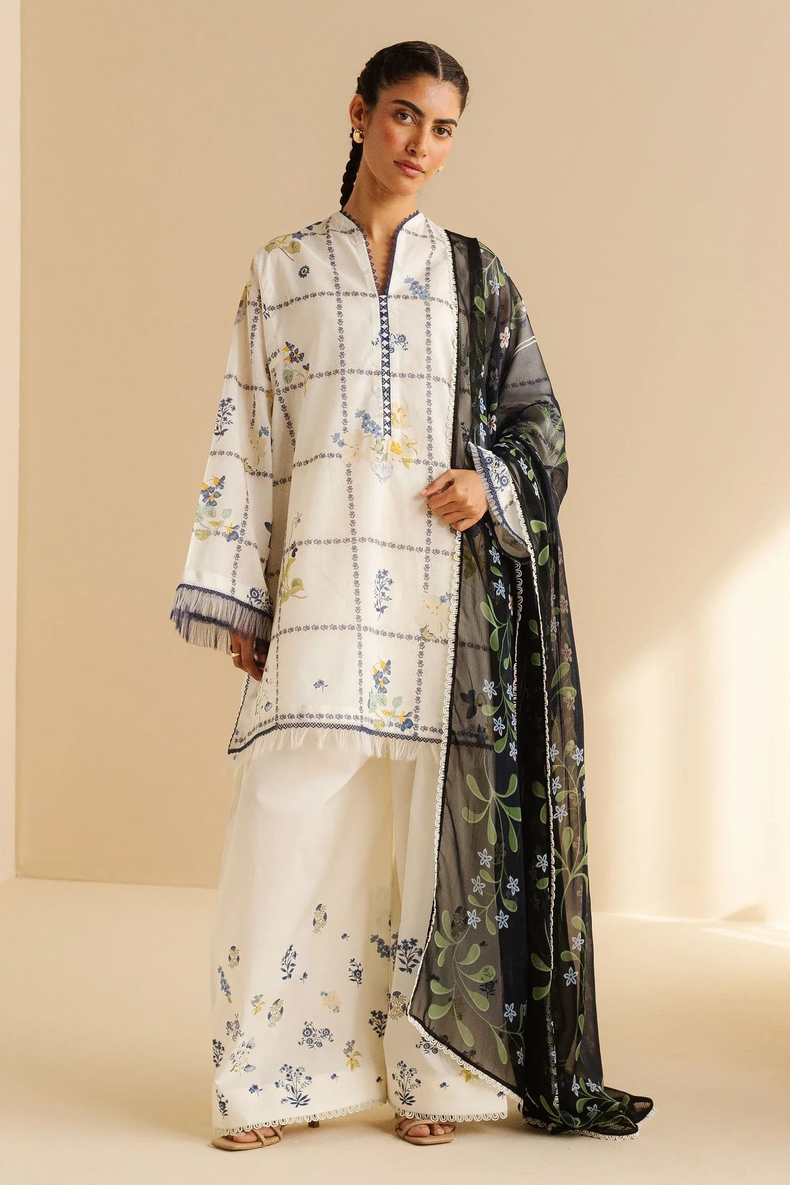 Zara Shahjahan | Coco Prints | Luna-10A - Rang-e-Khaas