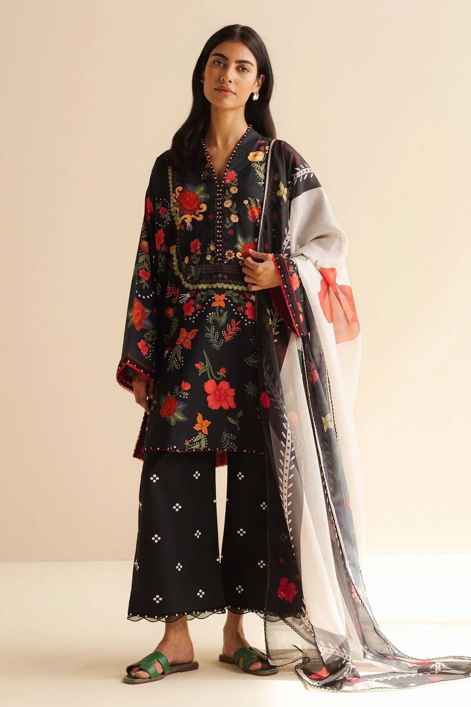 Zara Shahjahan | Coco Prints | Nyra-5A - Rang-e-Khaas