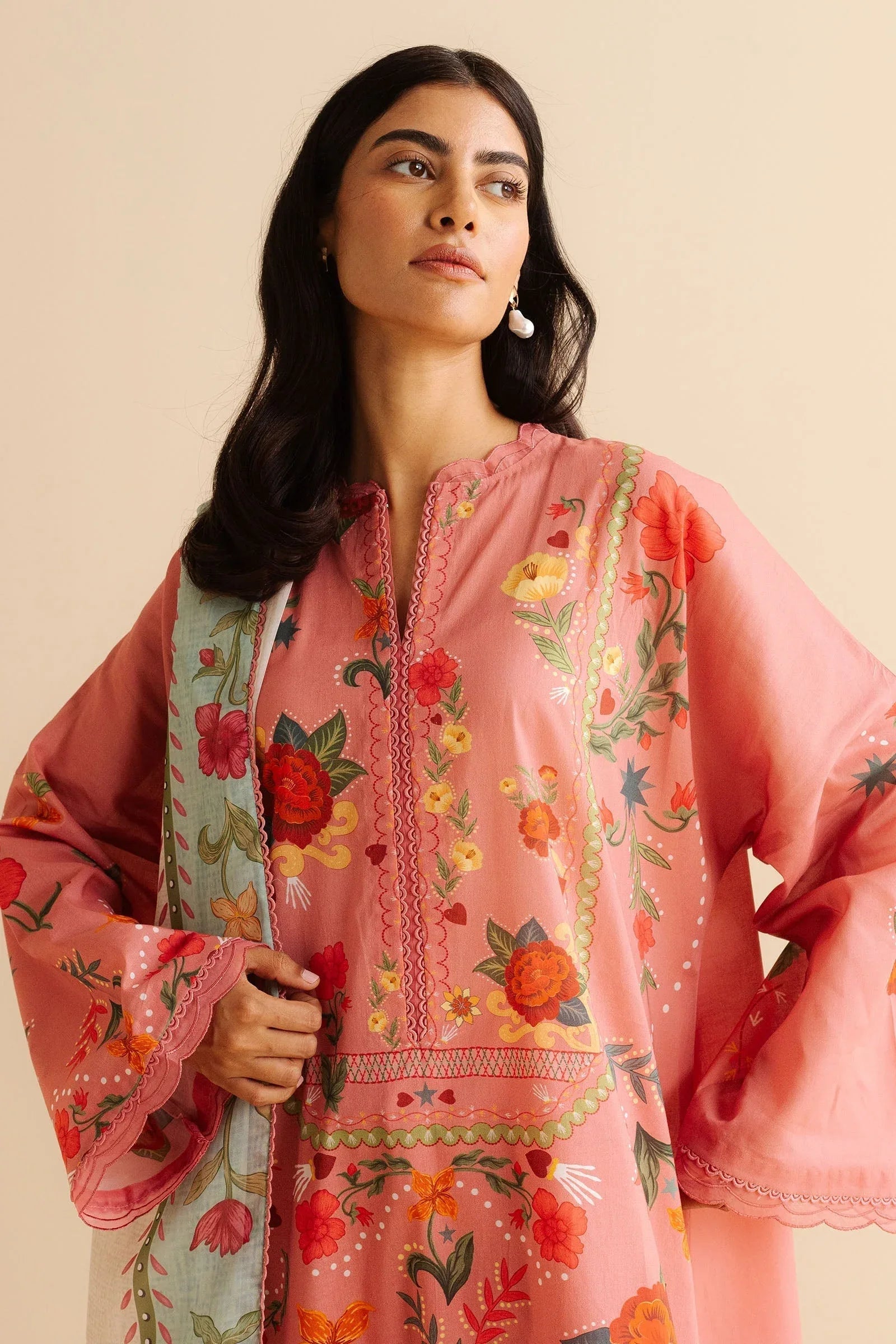 Zara Shahjahan | Coco Prints | Nyra-5B - Rang-e-Khaas