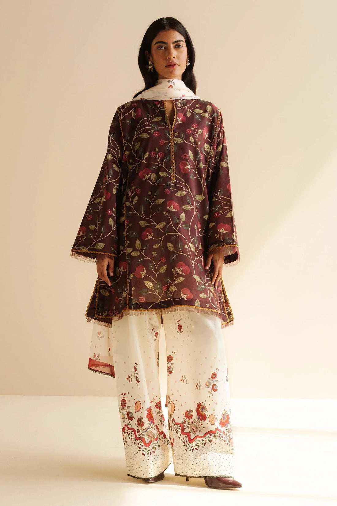 Zara Shahjahan | Coco Prints | Rey-7A - Rang-e-Khaas