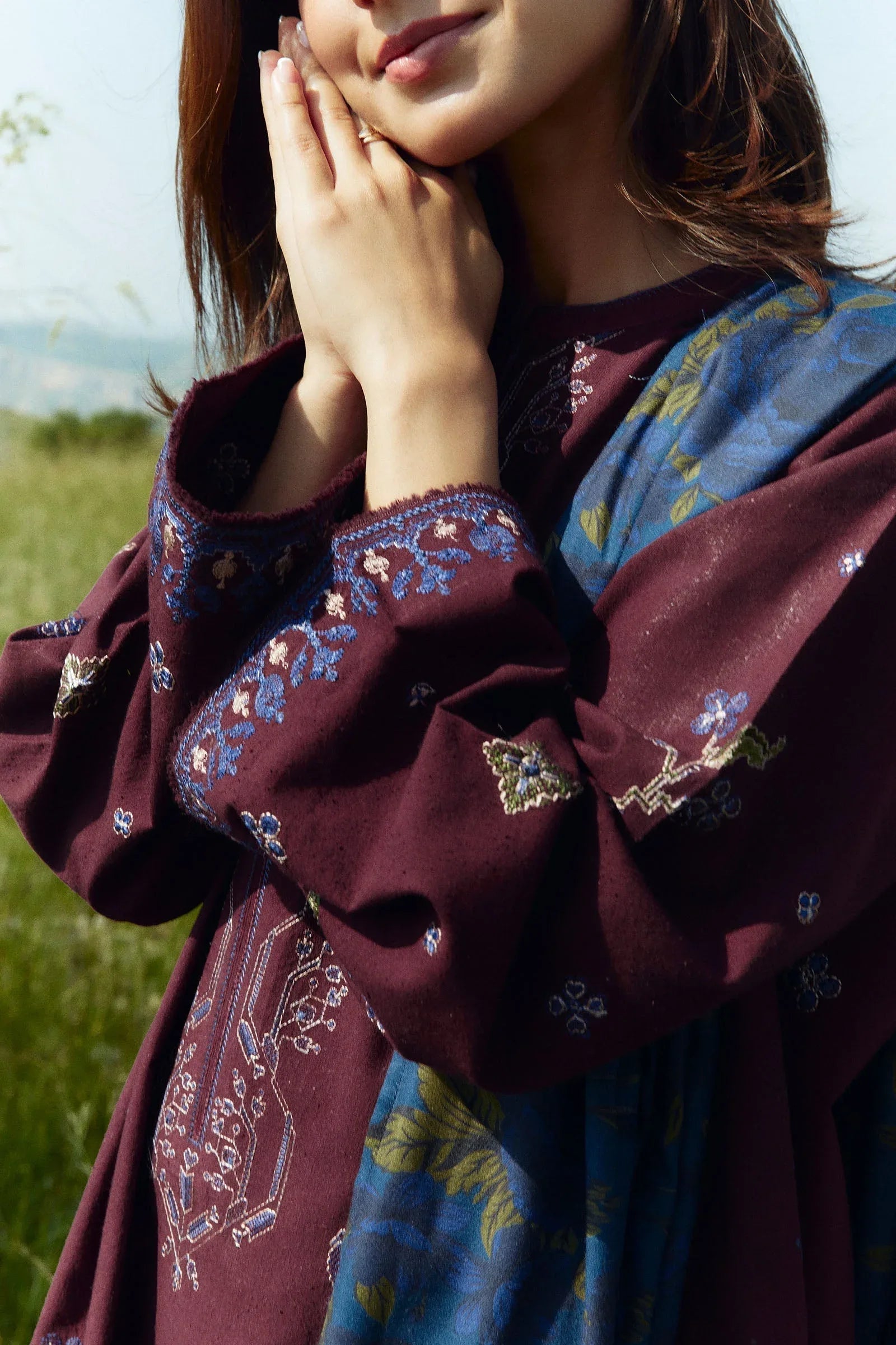 Zara Shahjahan | Coco Winter 24 | Amethyst-8A - Rang-e-Khaas