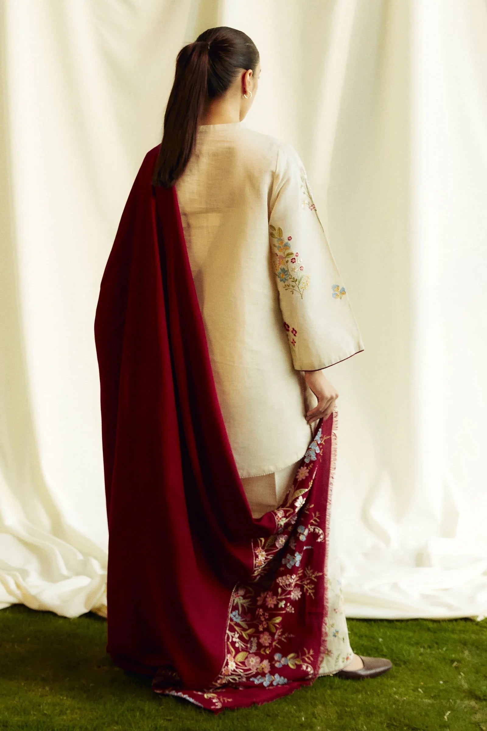 Zara Shahjahan | Coco Winter 24 | Citrine-2B - Rang-e-Khaas