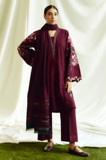 Zara Shahjahan | Coco Winter 24 | Opal-6B - Rang-e-Khaas