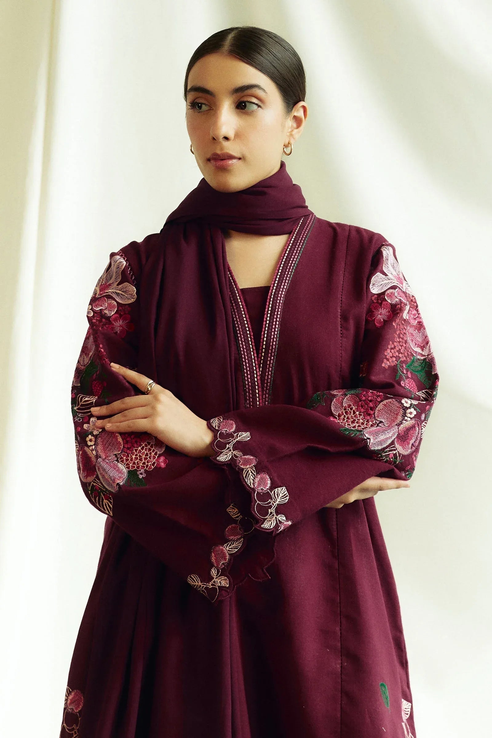 Zara Shahjahan | Coco Winter 24 | Opal-6B - Rang-e-Khaas