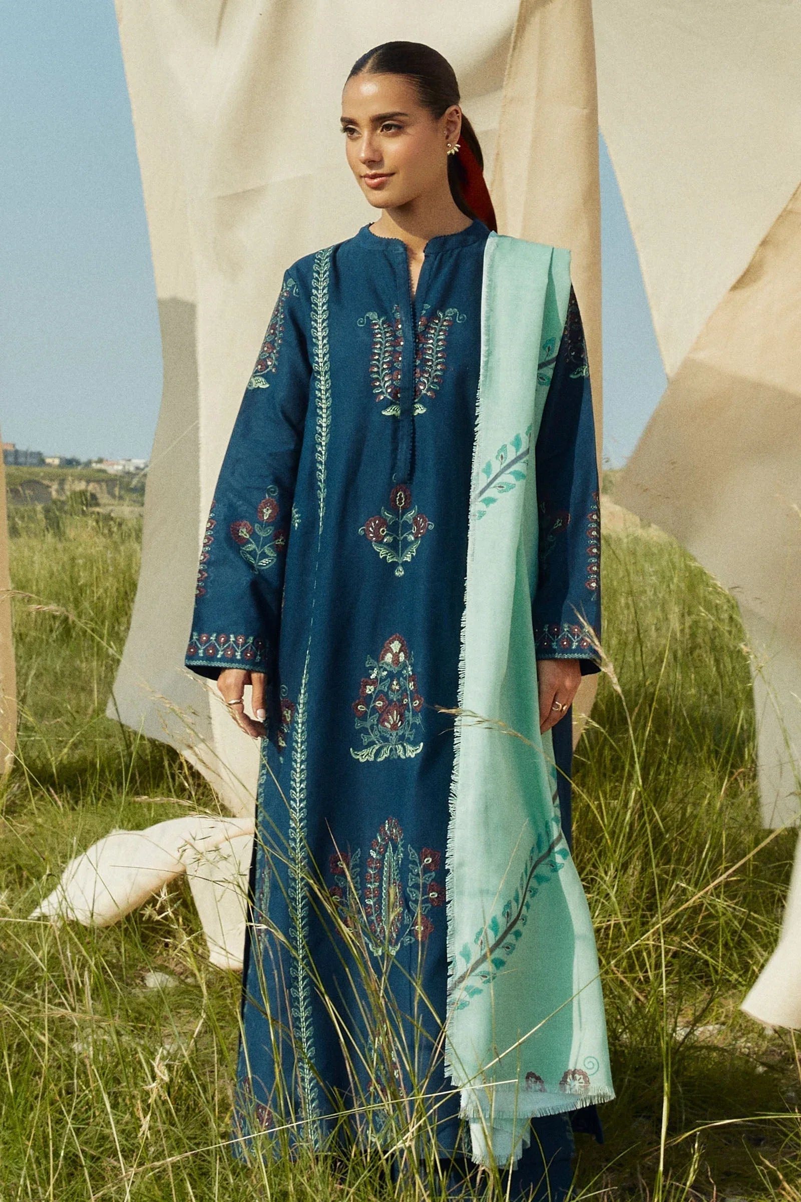 Zara Shahjahan | Coco Winter 24 | Pearl-3A - Rang-e-Khaas