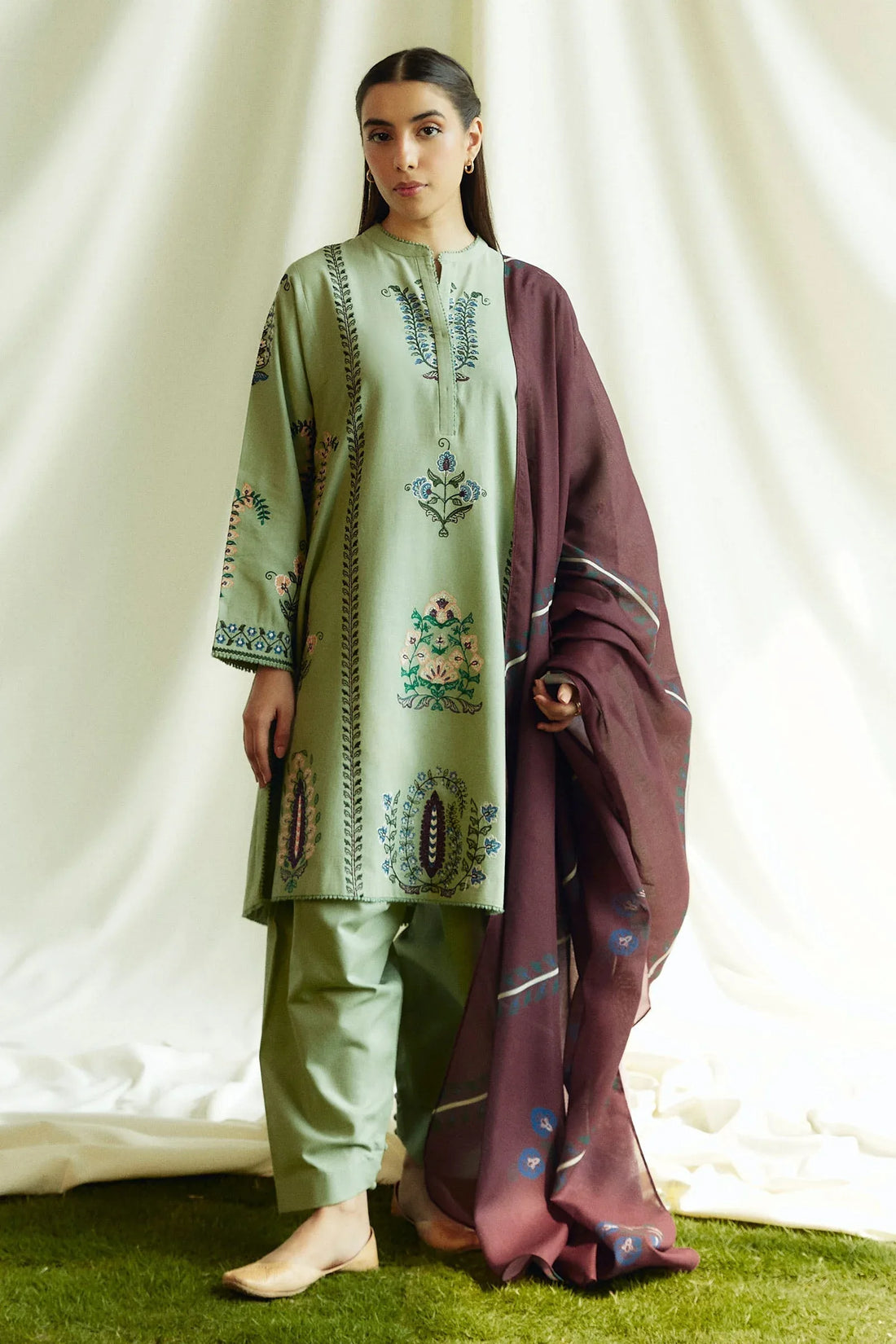 Zara Shahjahan | Coco Winter 24 | Pearl-3B - Rang-e-Khaas