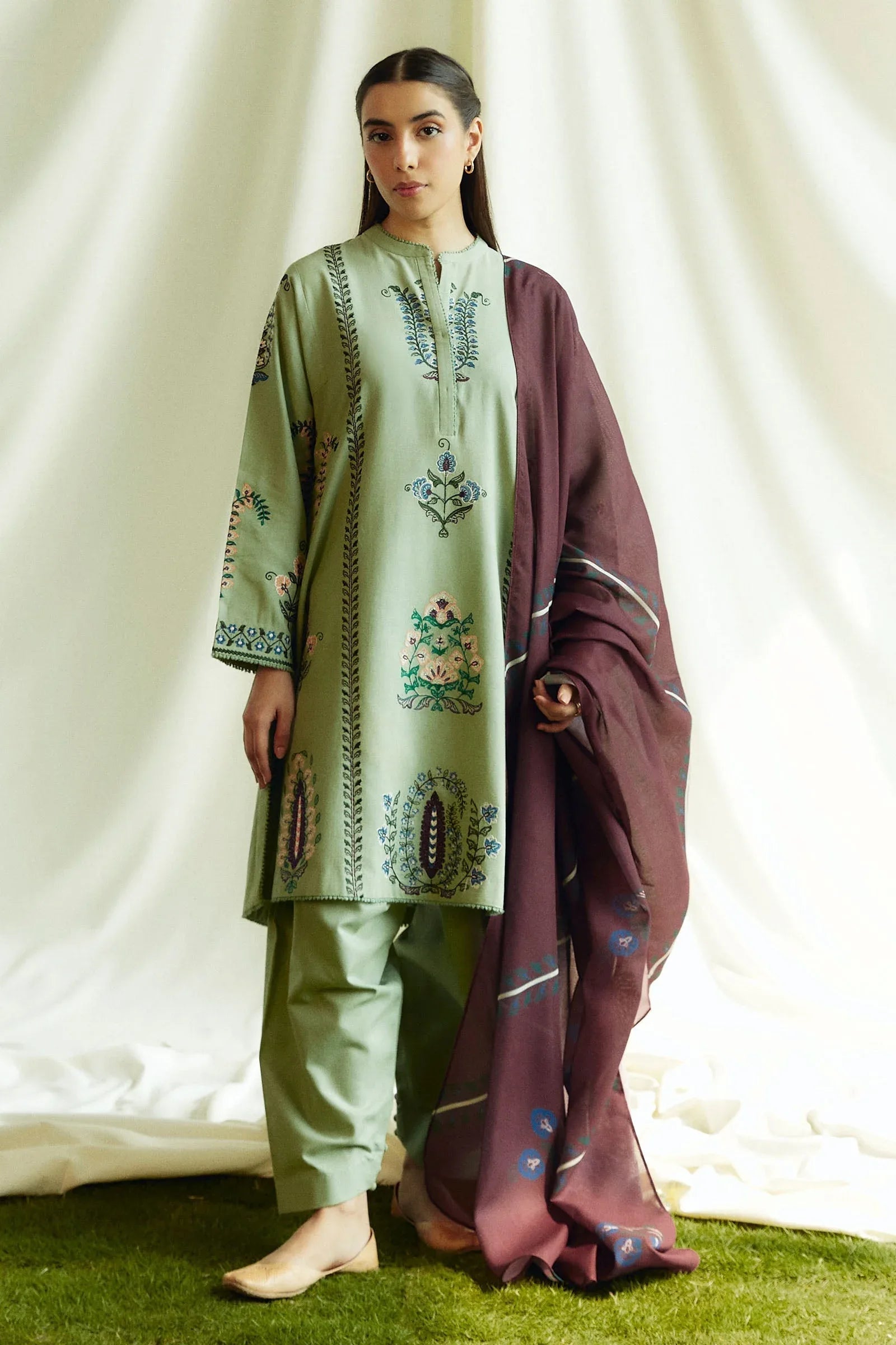Zara Shahjahan | Coco Winter 24 | Pearl-3B - Rang-e-Khaas
