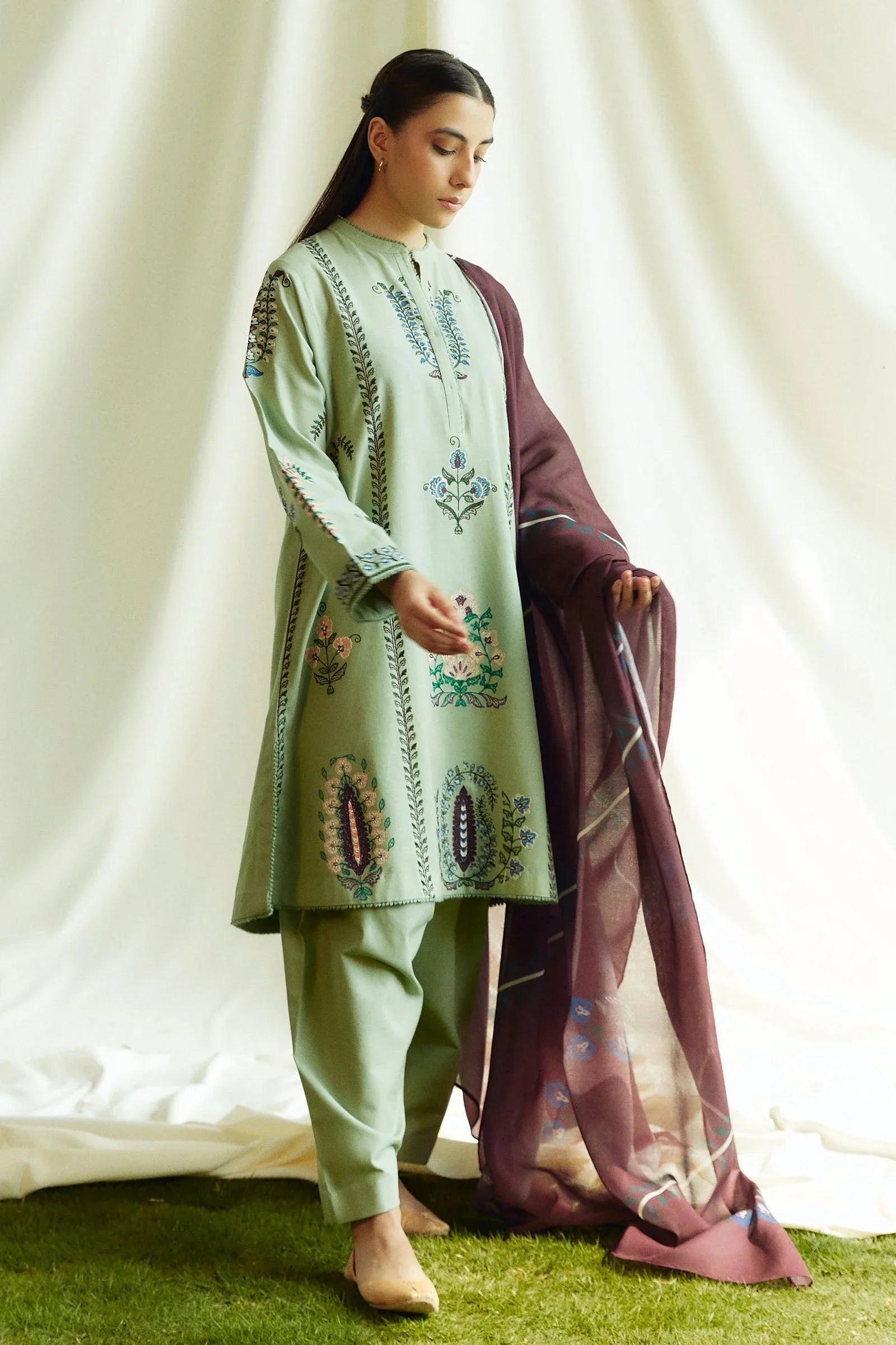 Zara Shahjahan | Coco Winter 24 | Pearl-3B - Rang-e-Khaas