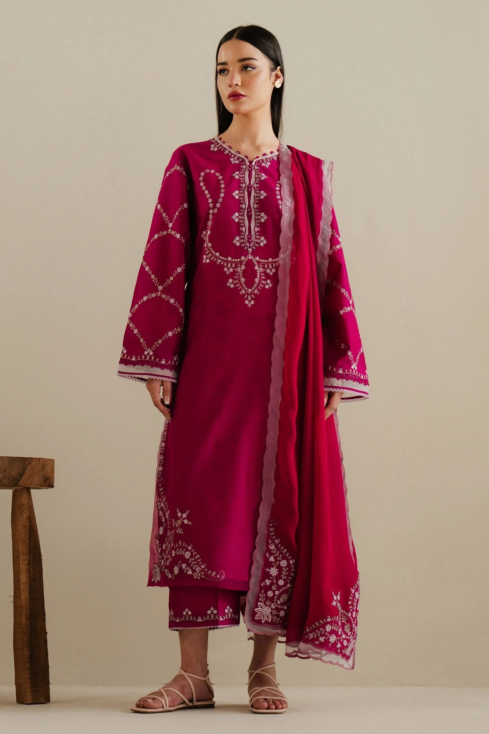 Zara Shahjahan | Eid Pret 25 | CR25P0228 - Rang-e-Khaas