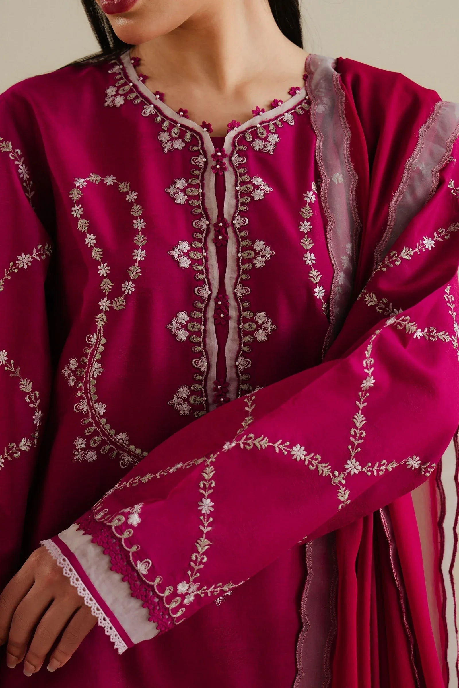 Zara Shahjahan | Eid Pret 25 | CR25P0228 - Rang-e-Khaas