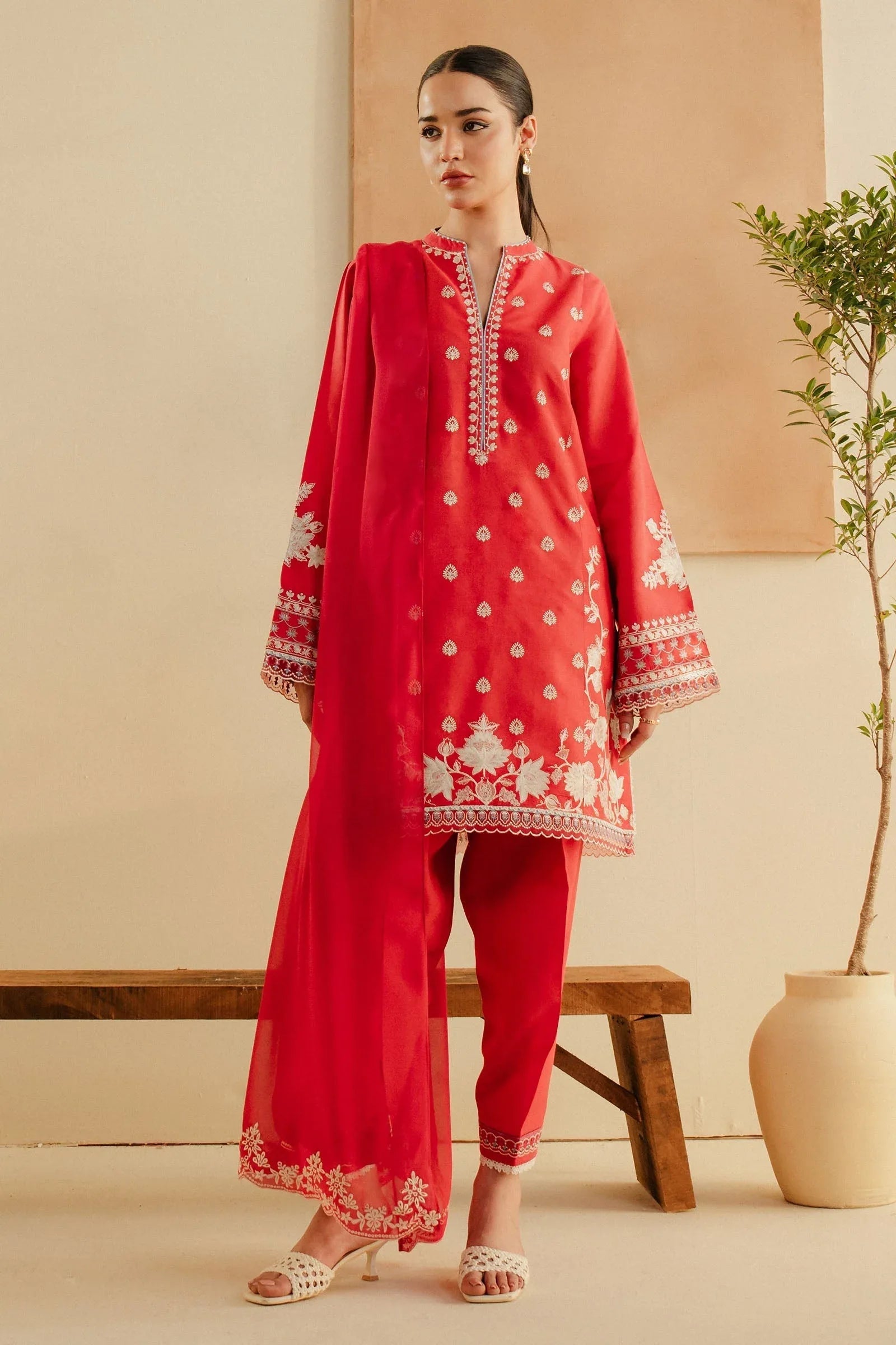 Zara Shahjahan | Eid Pret 25 | CR25P0230 - Rang-e-Khaas