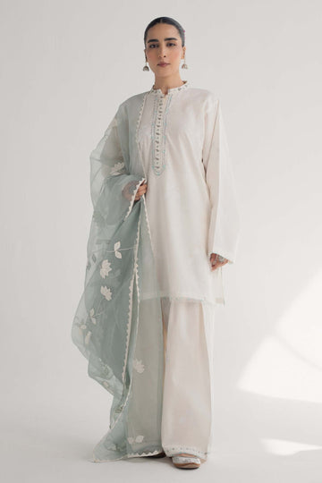 Zara Shahjahan | Handcrafted Suits | ZHC-046 - Rang-e-Khaas