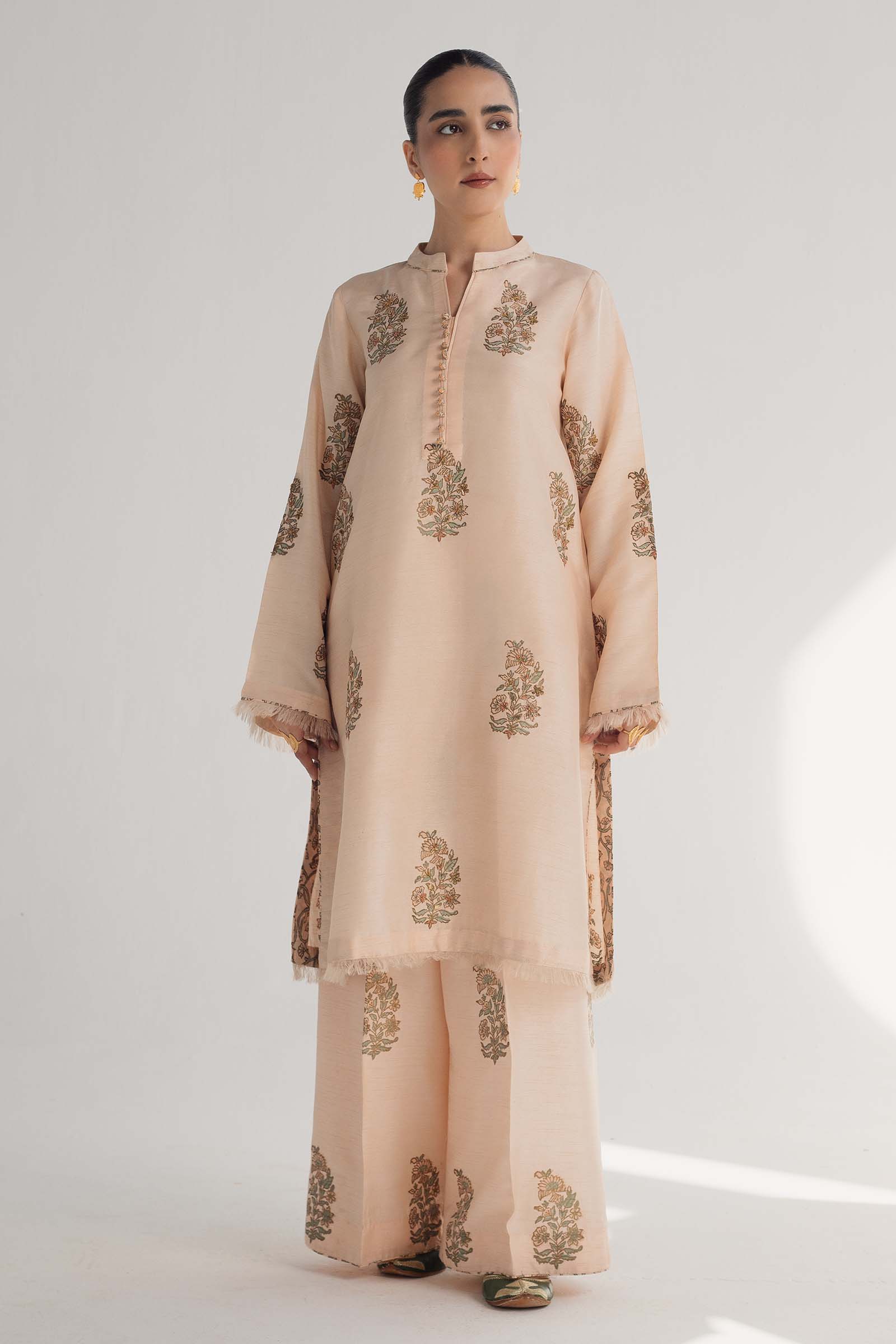 Zara Shahjahan | Handcrafted Suits | ZHC-049 - Rang-e-Khaas