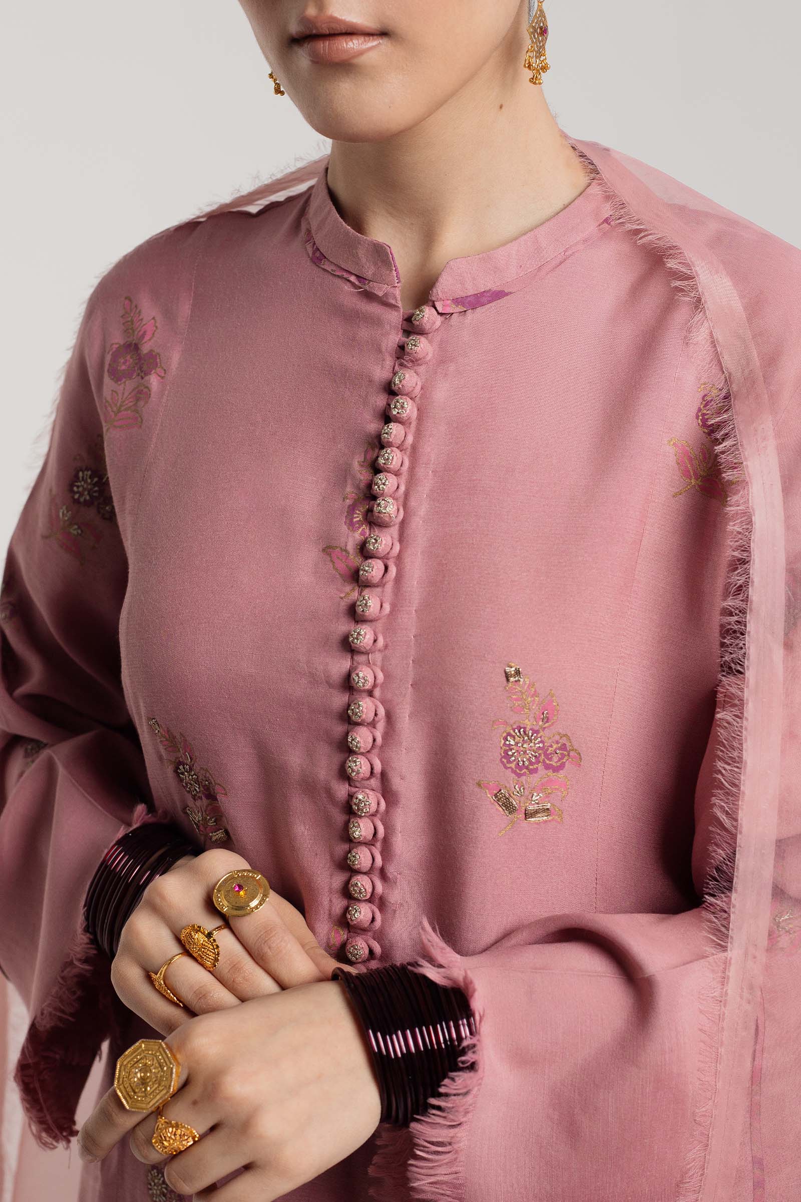 Zara Shahjahan | Handcrafted Suits | ZHC-050 - Rang-e-Khaas