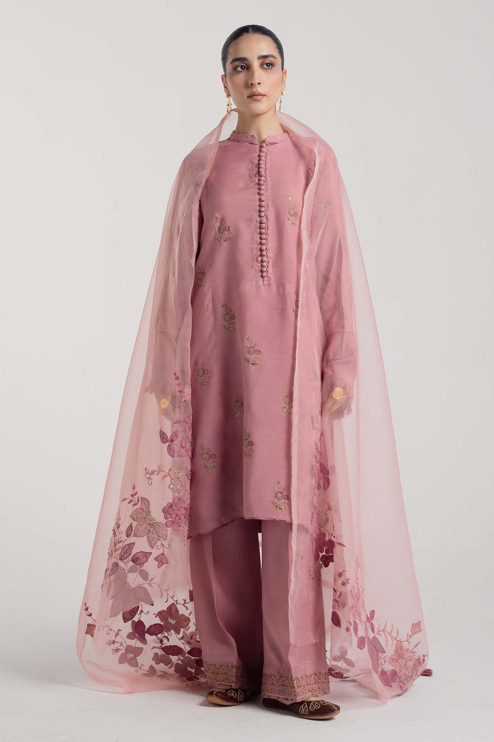 Zara Shahjahan | Handcrafted Suits | ZHC-050 - Rang-e-Khaas