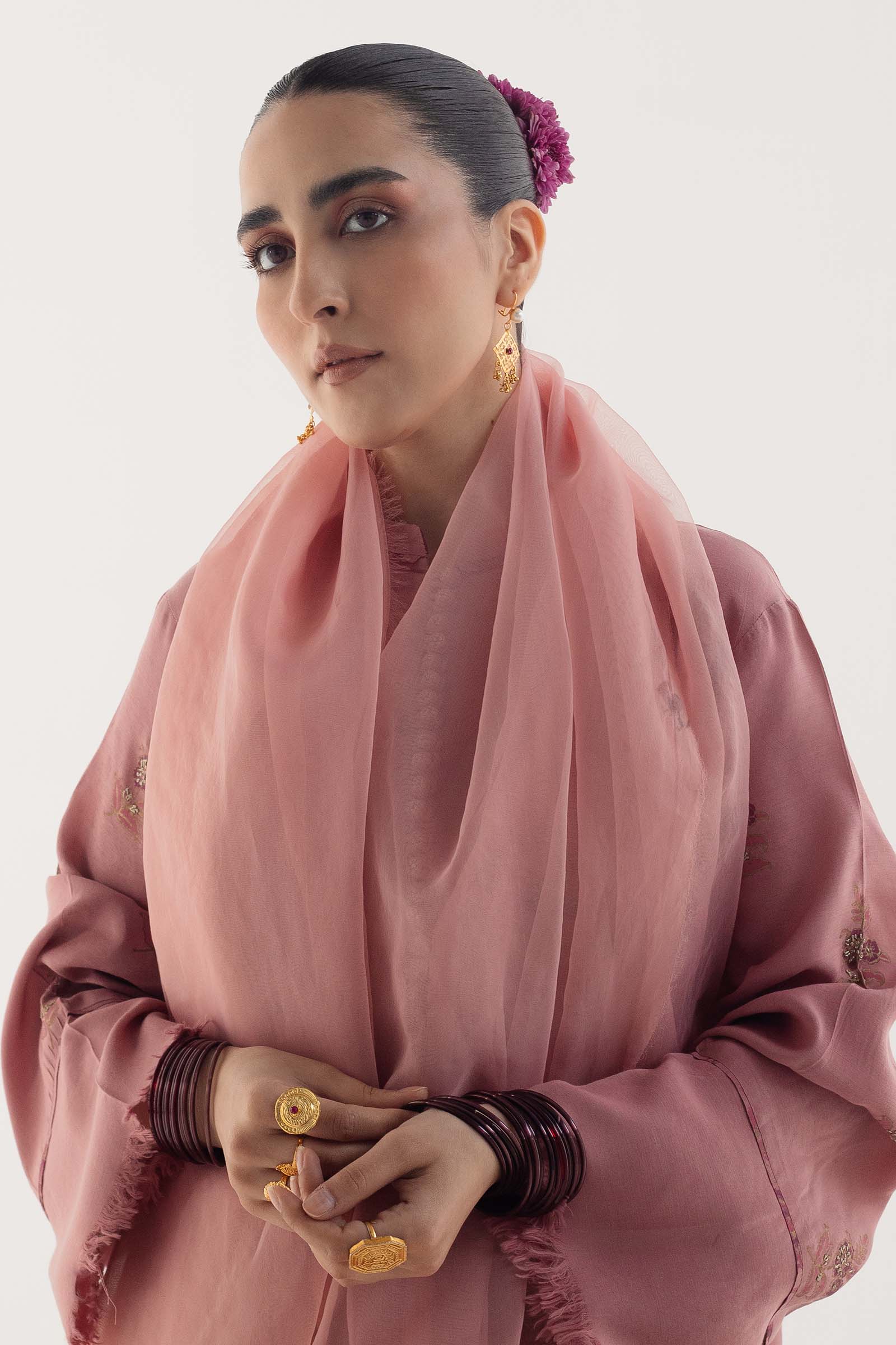 Zara Shahjahan | Handcrafted Suits | ZHC-050 - Rang-e-Khaas