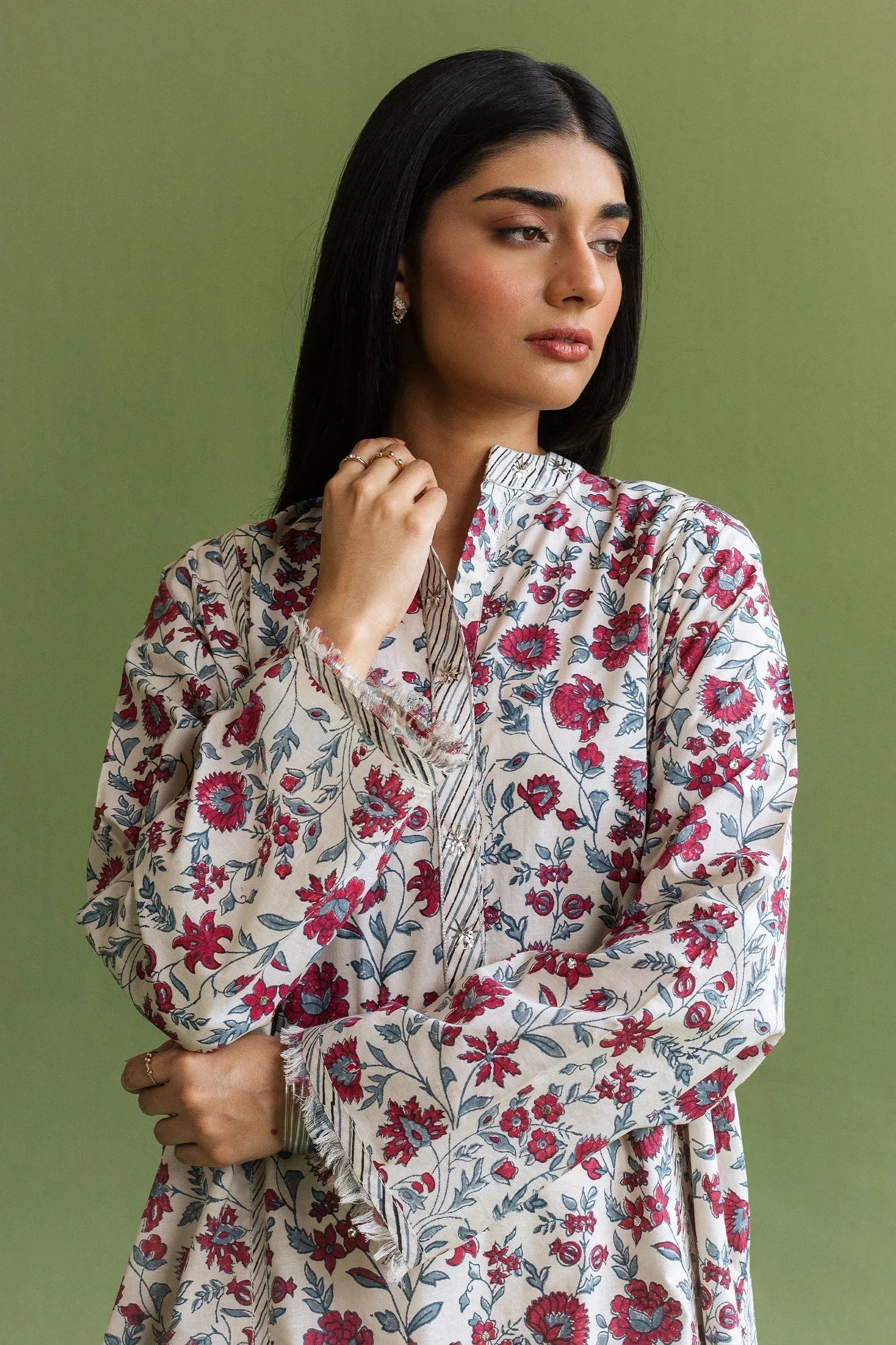 Zara Shahjahan | Handcrafted Suits | ZHC-053 - Rang-e-Khaas