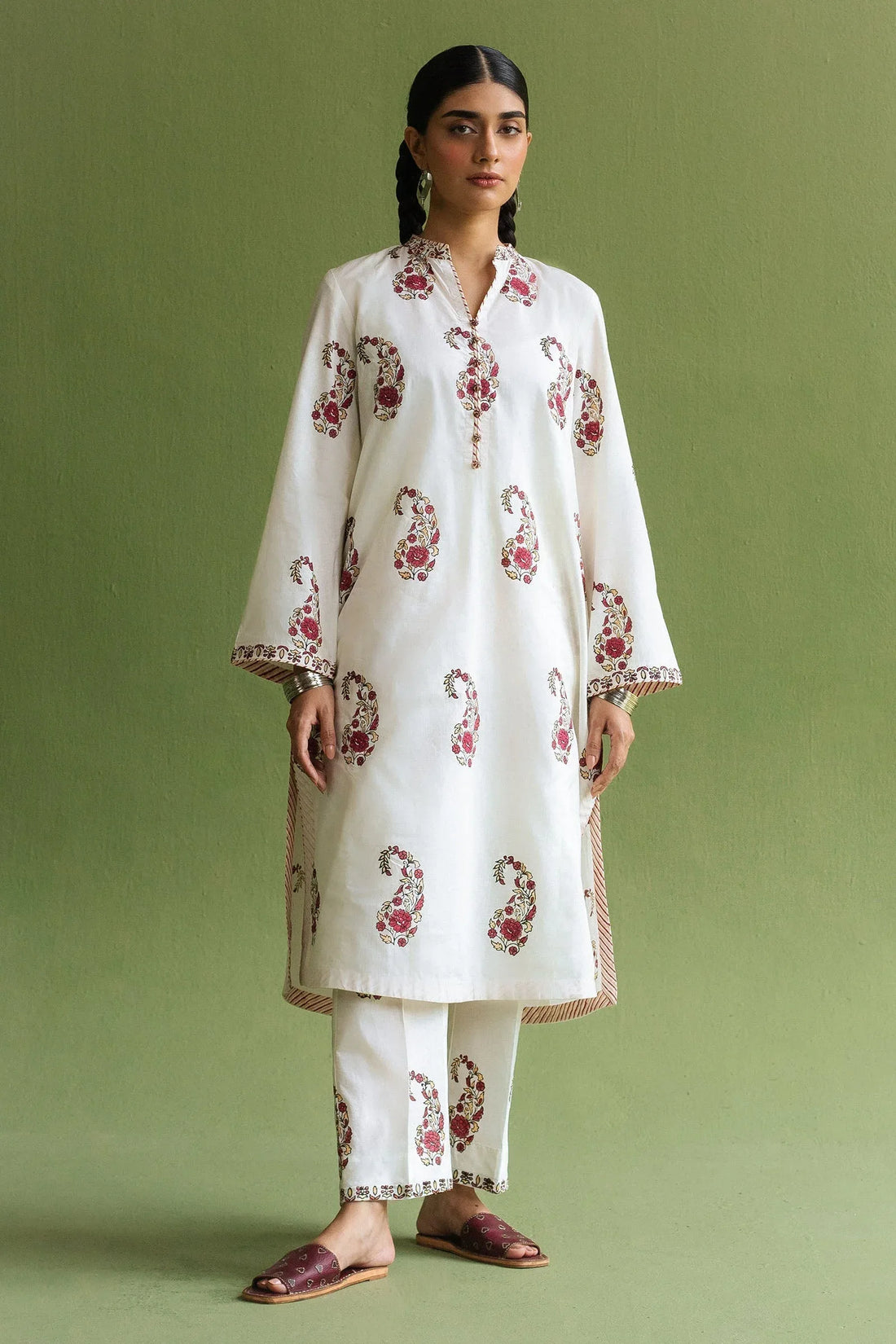 Zara Shahjahan | Handcrafted Suits | ZHC-055 - Rang-e-Khaas