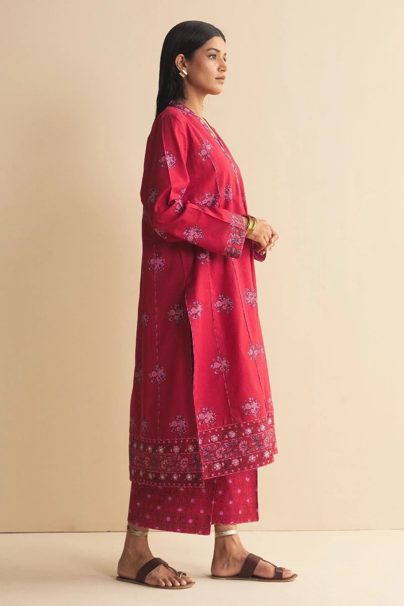 Zara Shahjahan | Handcrafted Suits | ZHC-058 - Rang-e-Khaas