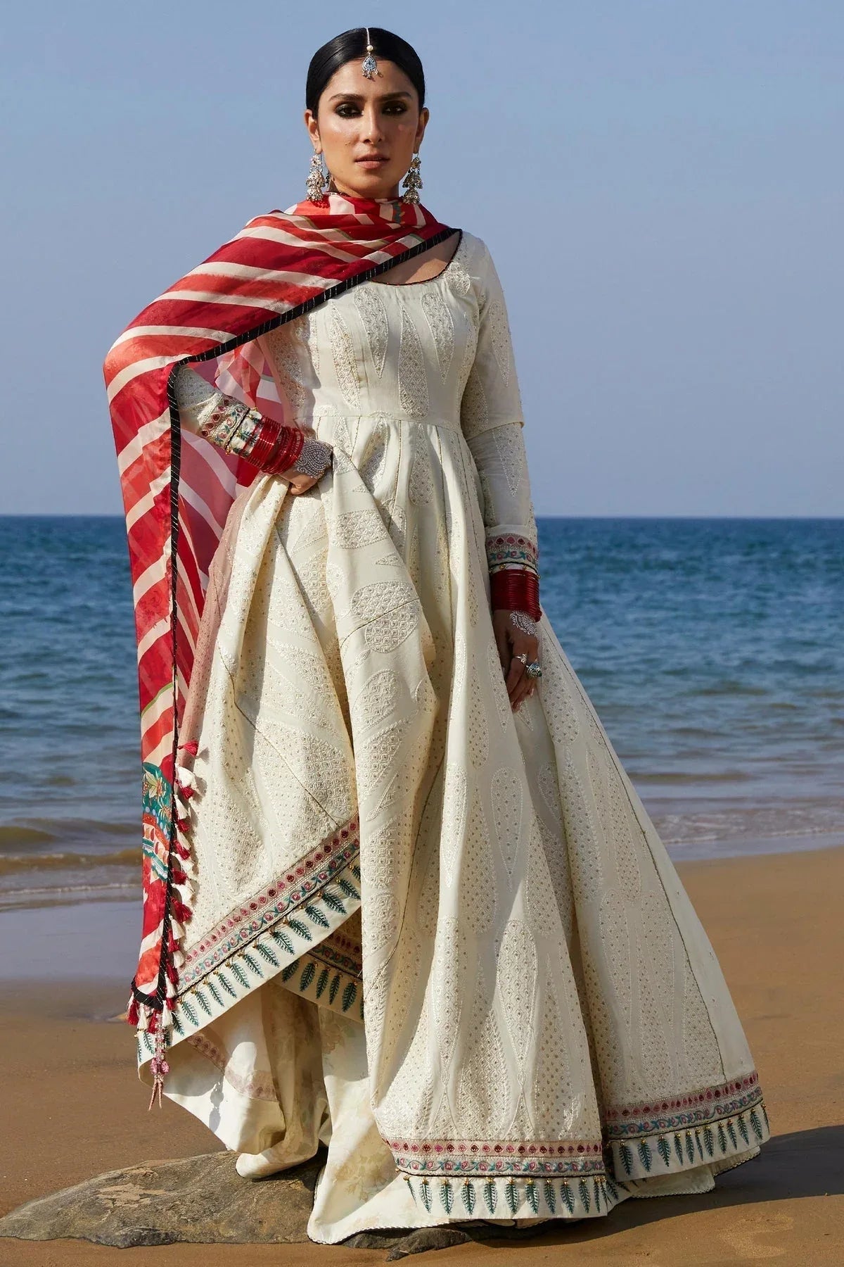 Zara Shahjahan | Luxury Lawn 24 | AAINA-8A - Rang-e-Khaas