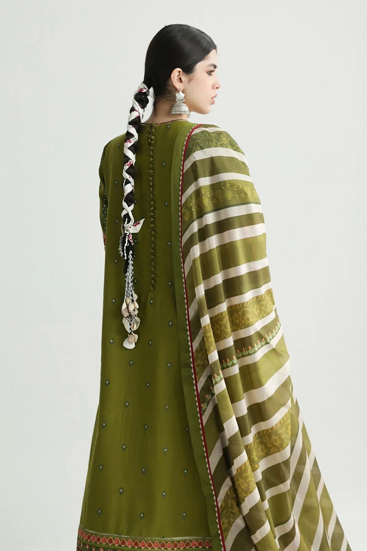 Zara Shahjahan | Luxury Lawn 24 | AAINA-8B - Rang-e-Khaas