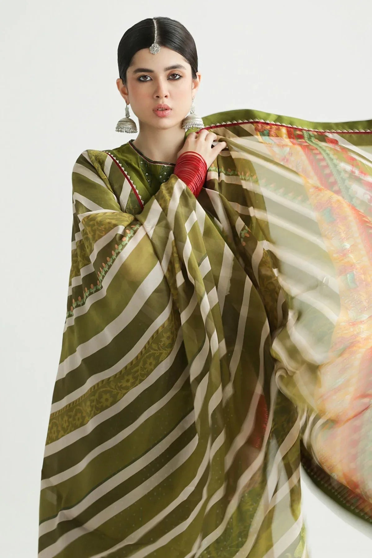 Zara Shahjahan | Luxury Lawn 24 | AAINA-8B - Rang-e-Khaas