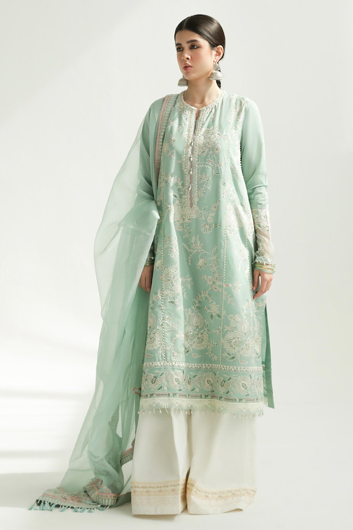 Zara Shahjahan | Luxury Lawn 24 | AMIRA-5B - Rang-e-Khaas