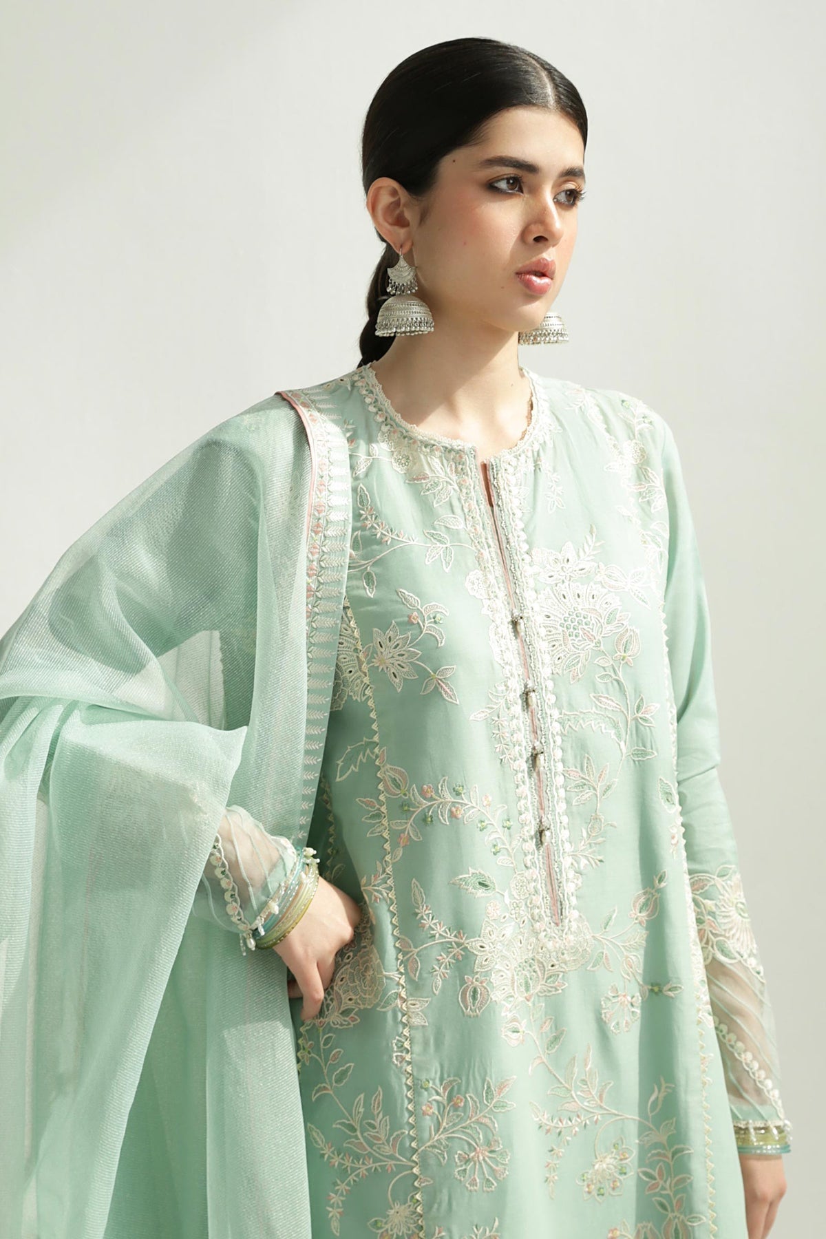 Zara Shahjahan | Luxury Lawn 24 | AMIRA-5B - Rang-e-Khaas