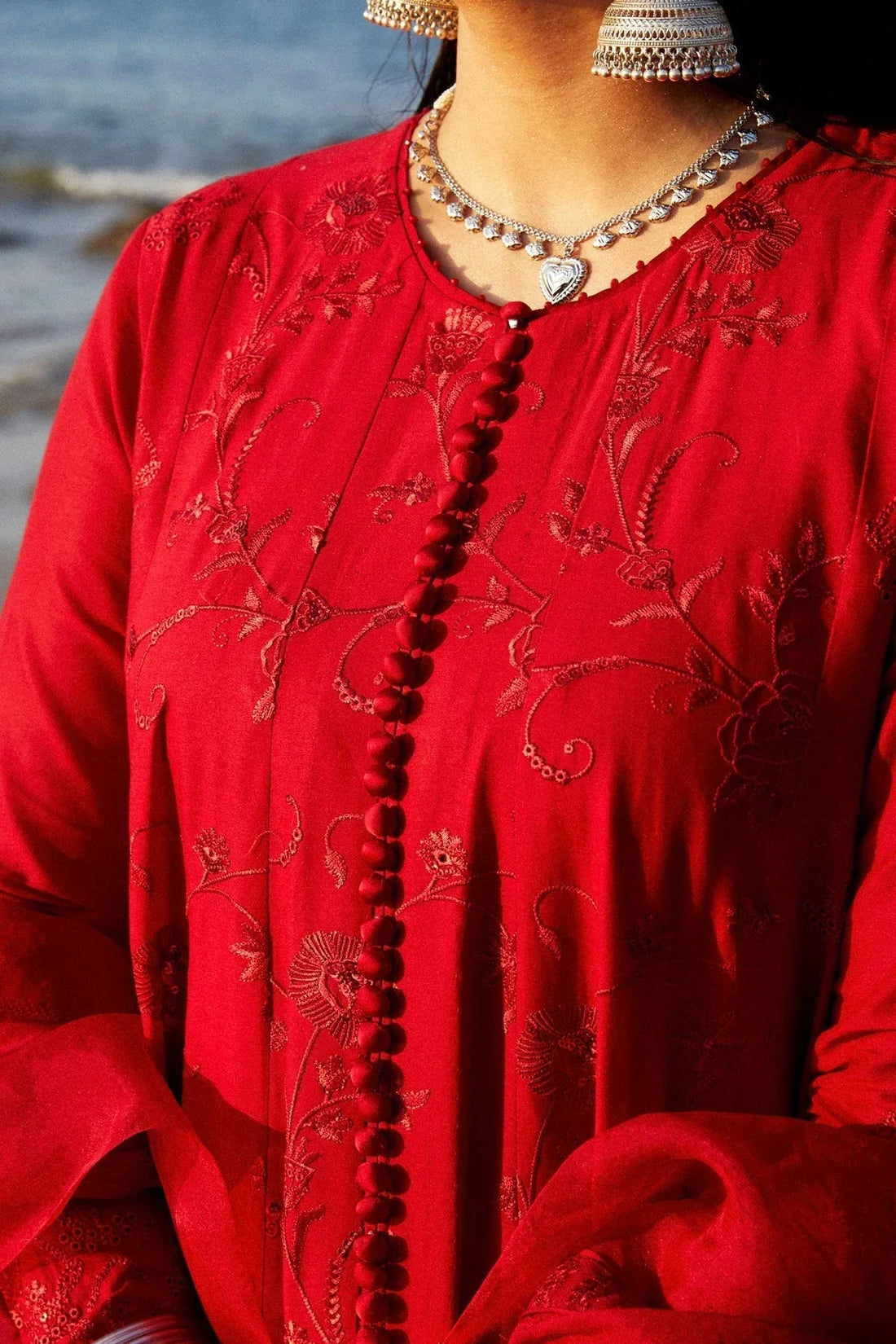Zara Shahjahan | Luxury Lawn 24 | DEENA-12A - Rang-e-Khaas