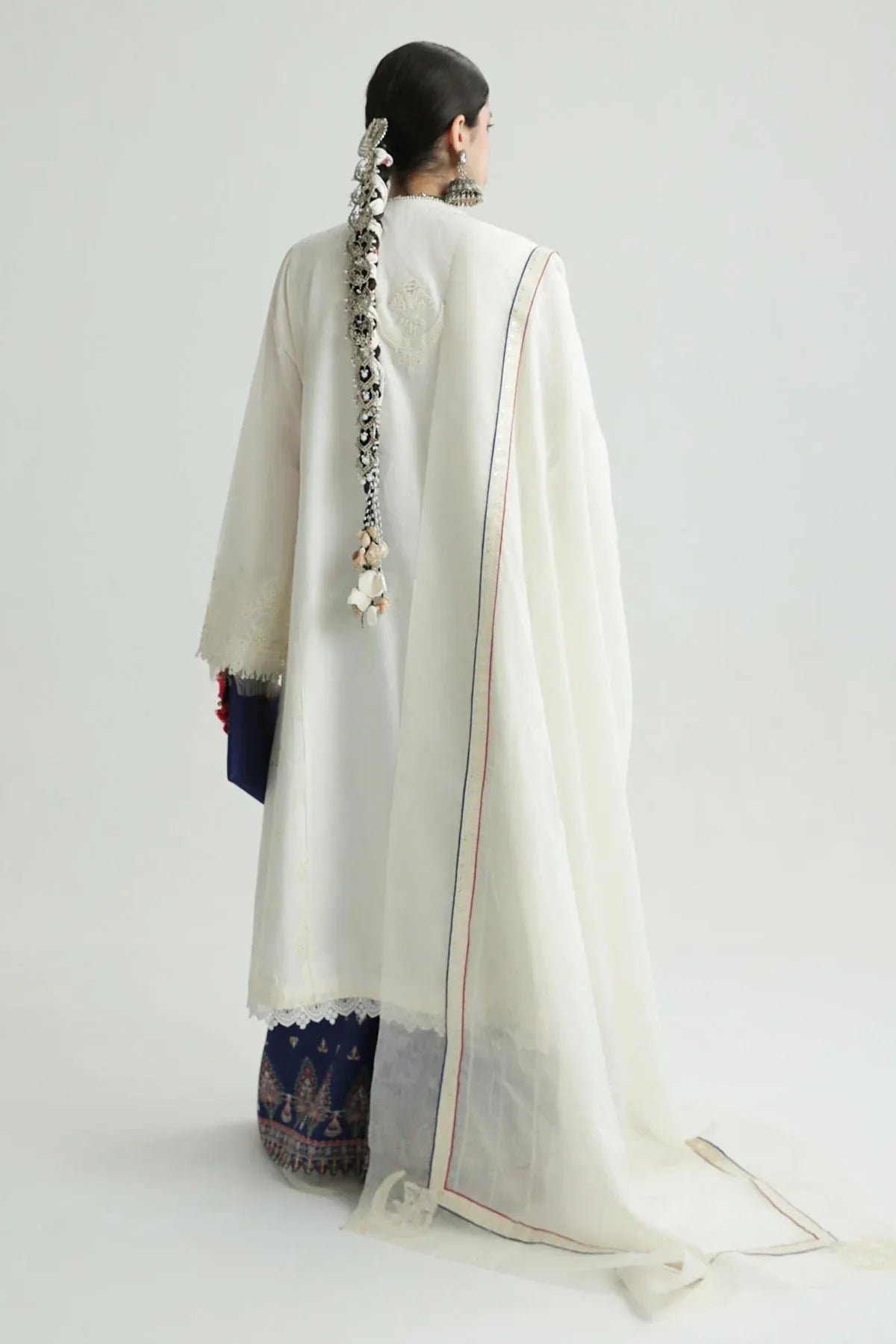 Zara Shahjahan | Luxury Lawn 24 | DEENA-12B - Rang-e-Khaas