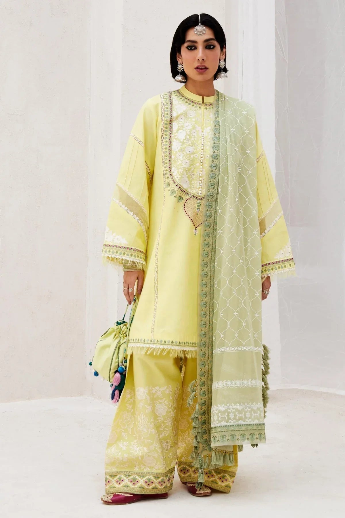 Zara Shahjahan | Luxury Lawn 24 | DILARA-15A - Rang-e-Khaas