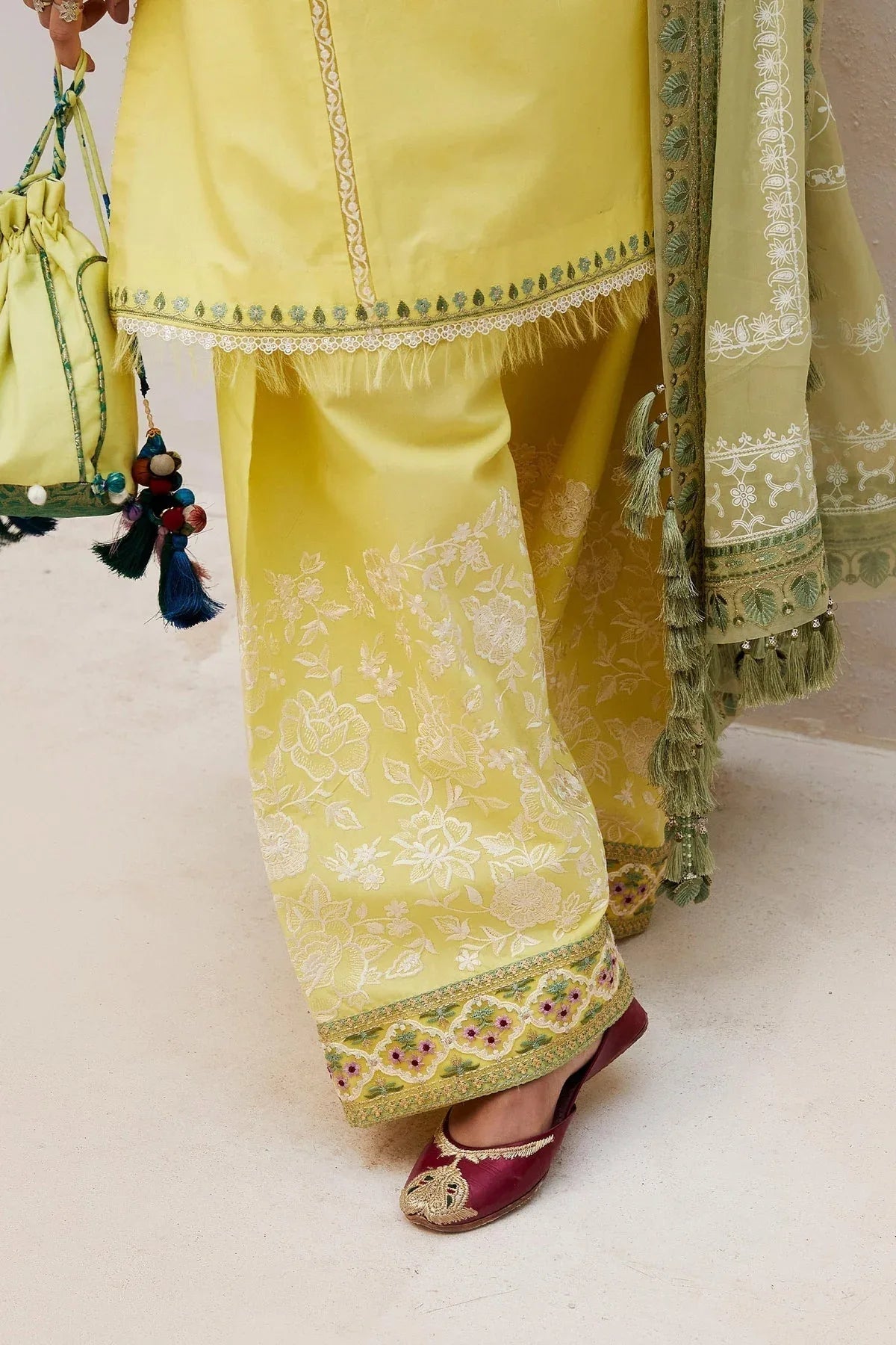 Zara Shahjahan | Luxury Lawn 24 | DILARA-15A - Rang-e-Khaas