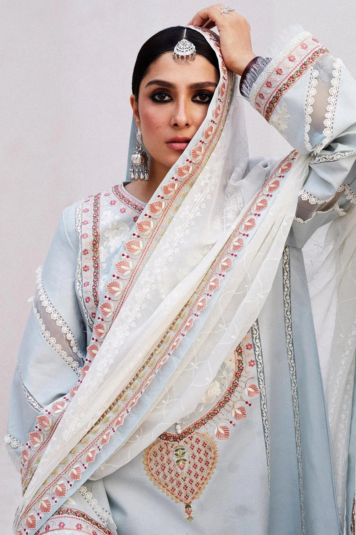 Zara Shahjahan | Luxury Lawn 24 | DILARA-15B - Rang-e-Khaas