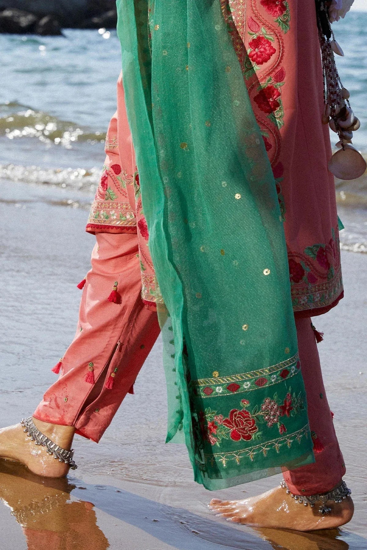 Zara Shahjahan | Luxury Lawn 24 | JIYA-6A - Rang-e-Khaas