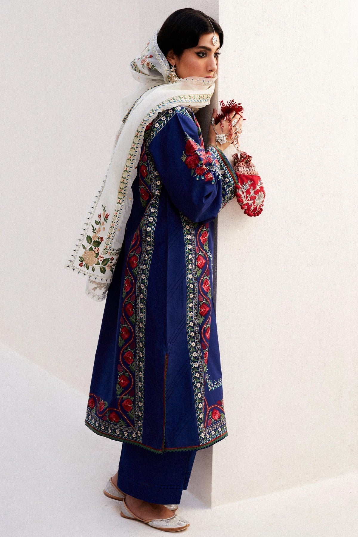 Zara Shahjahan | Luxury Lawn 24 | JIYA-6B - Rang-e-Khaas