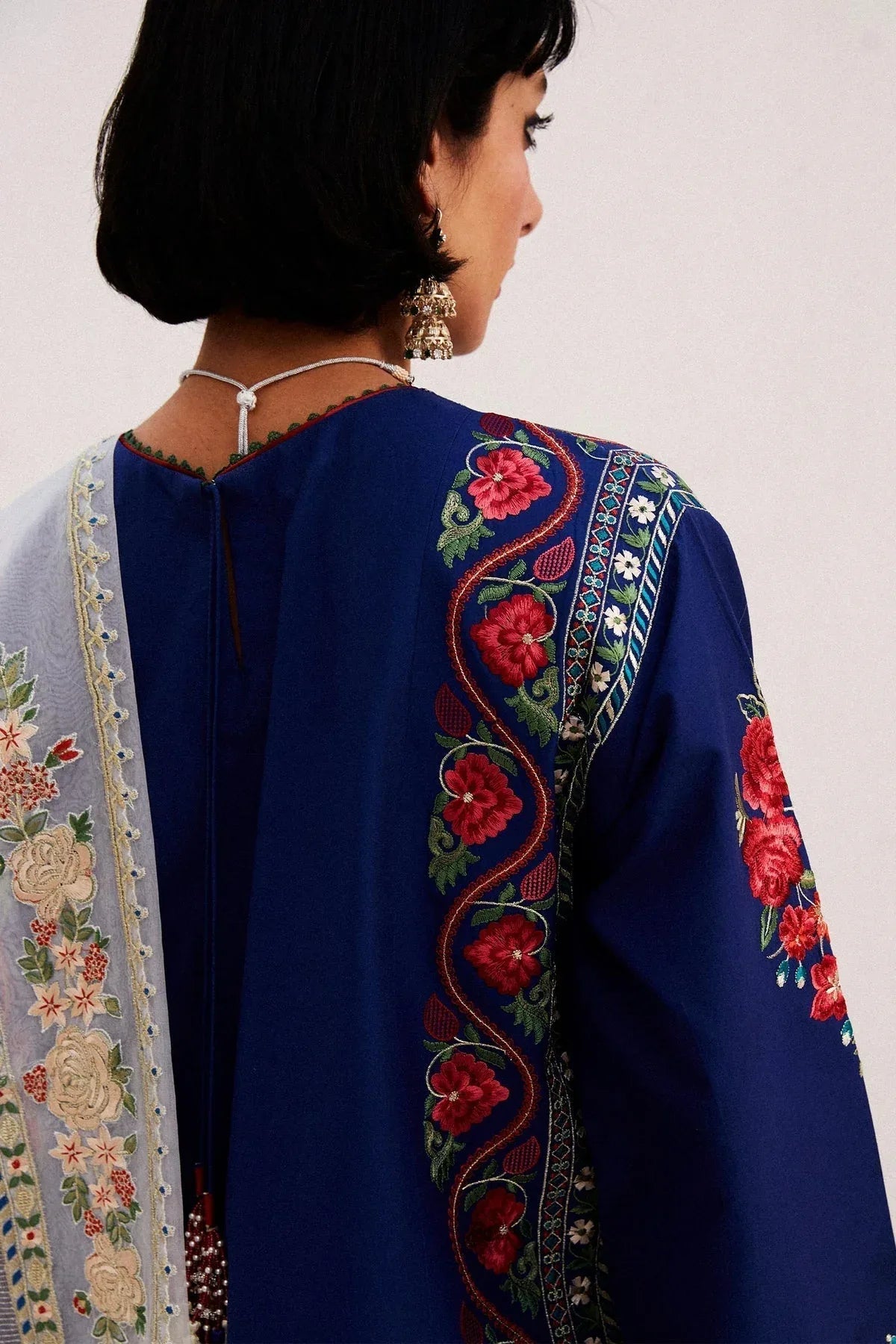 Zara Shahjahan | Luxury Lawn 24 | JIYA-6B - Rang-e-Khaas