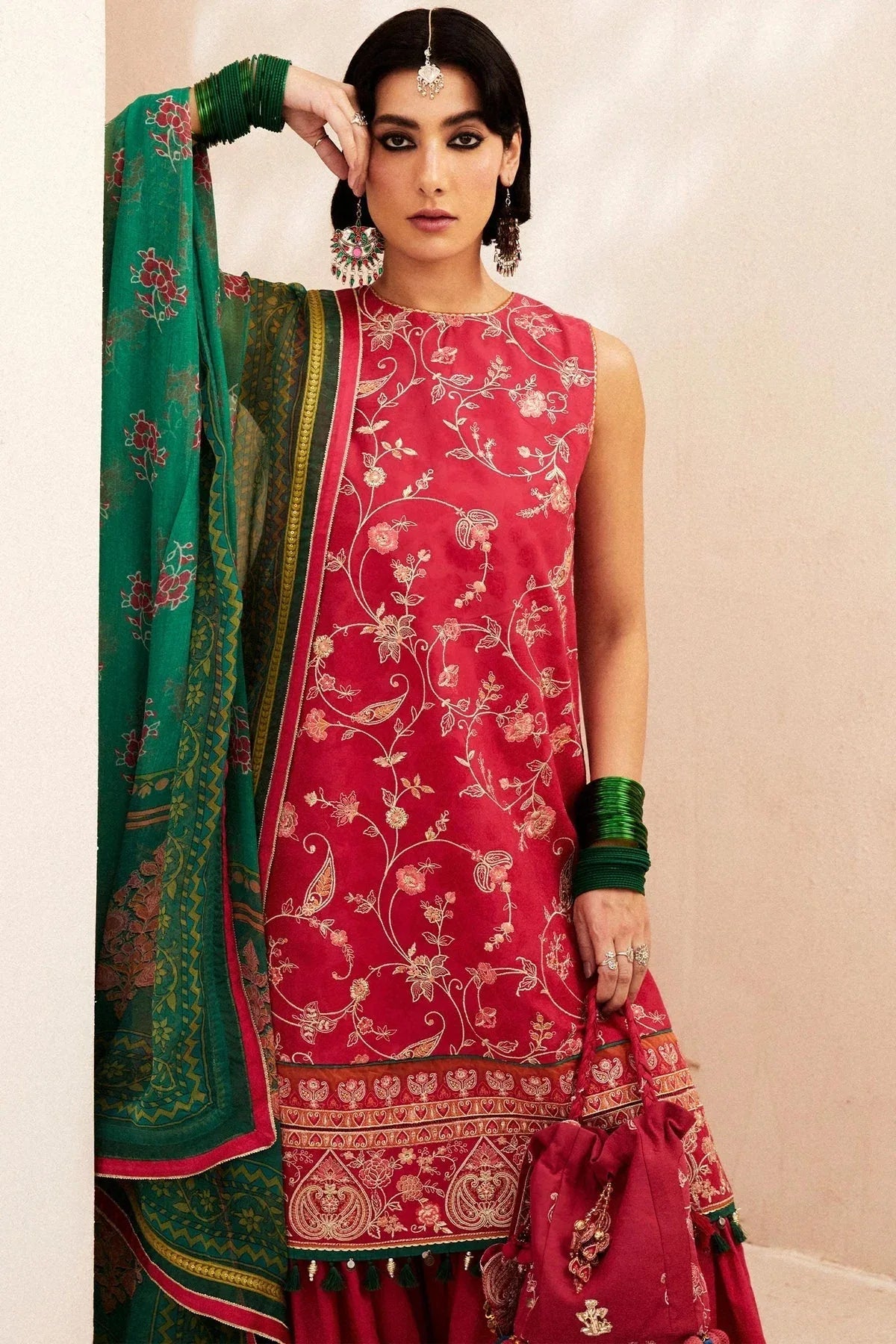 Zara Shahjahan | Luxury Lawn 24 | KORINA-3B - Rang-e-Khaas