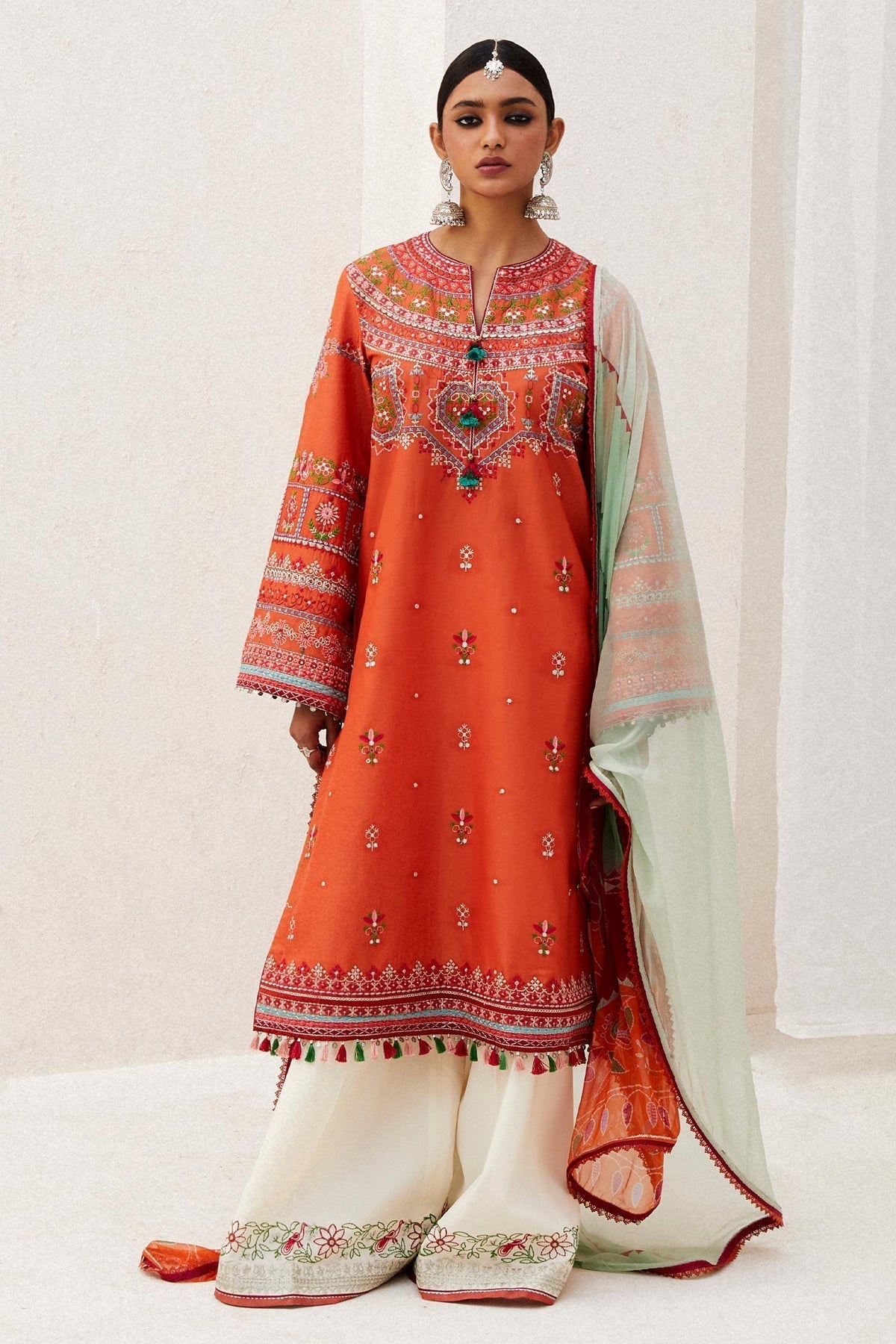Zara Shahjahan | Luxury Lawn 24 | LAMIA-7A - Rang-e-Khaas