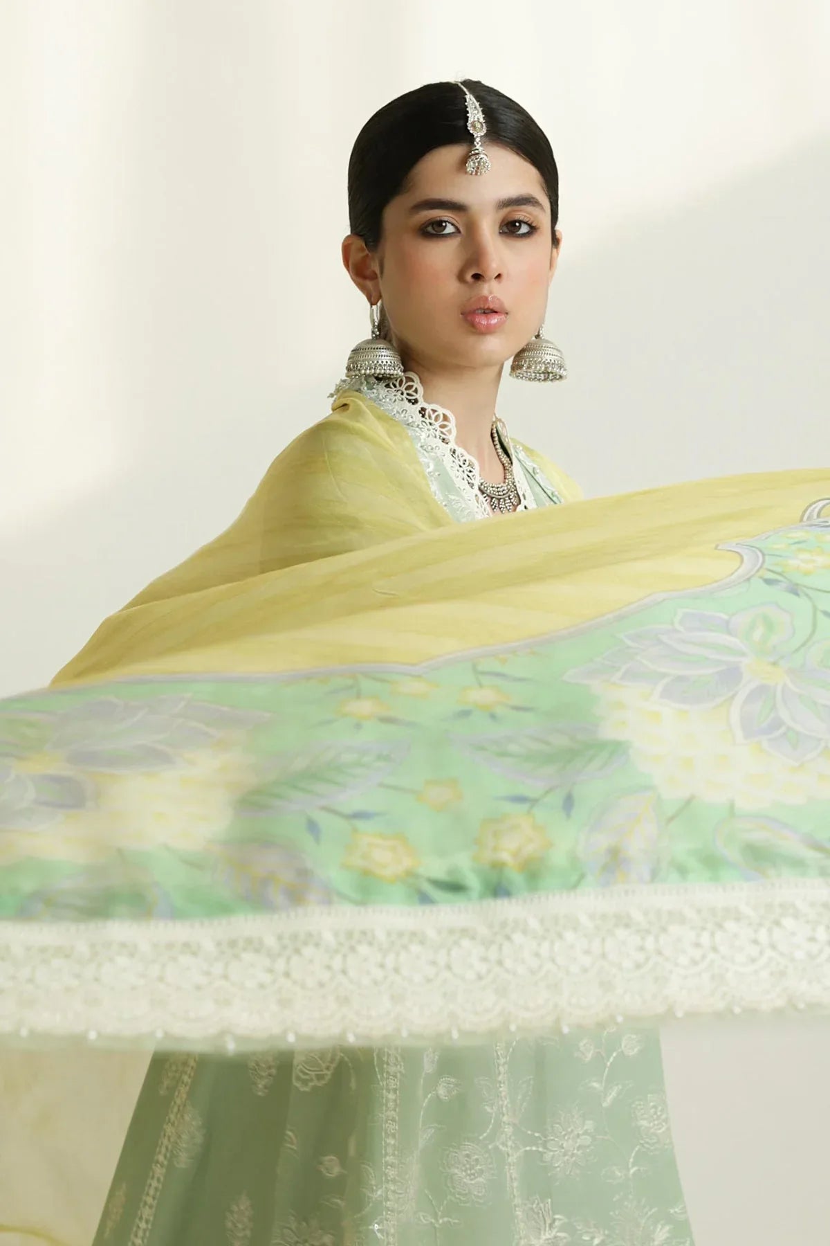 Zara Shahjahan | Luxury Lawn 24 | MAHI-1B - Rang-e-Khaas