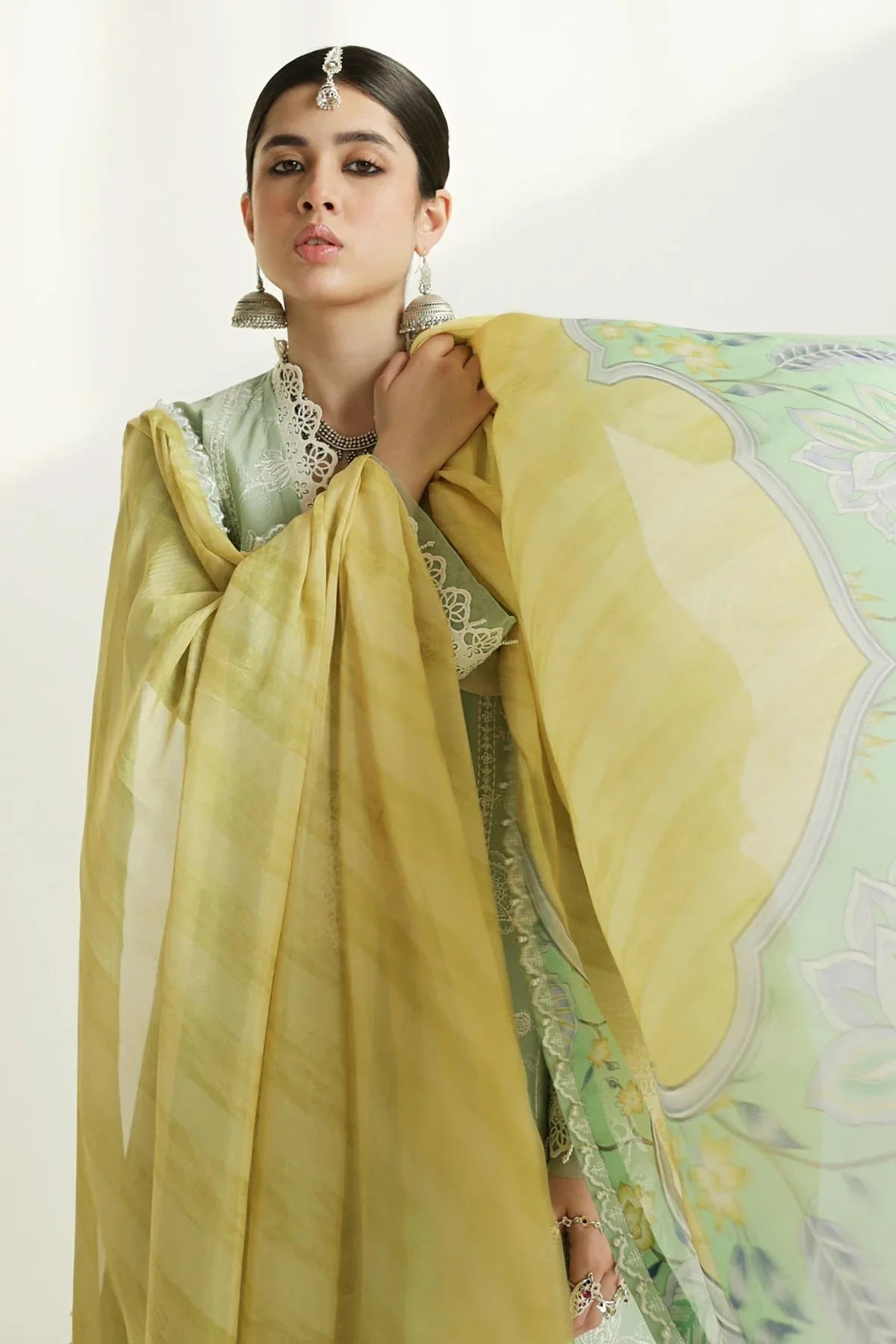 Zara Shahjahan | Luxury Lawn 24 | MAHI-1B - Rang-e-Khaas