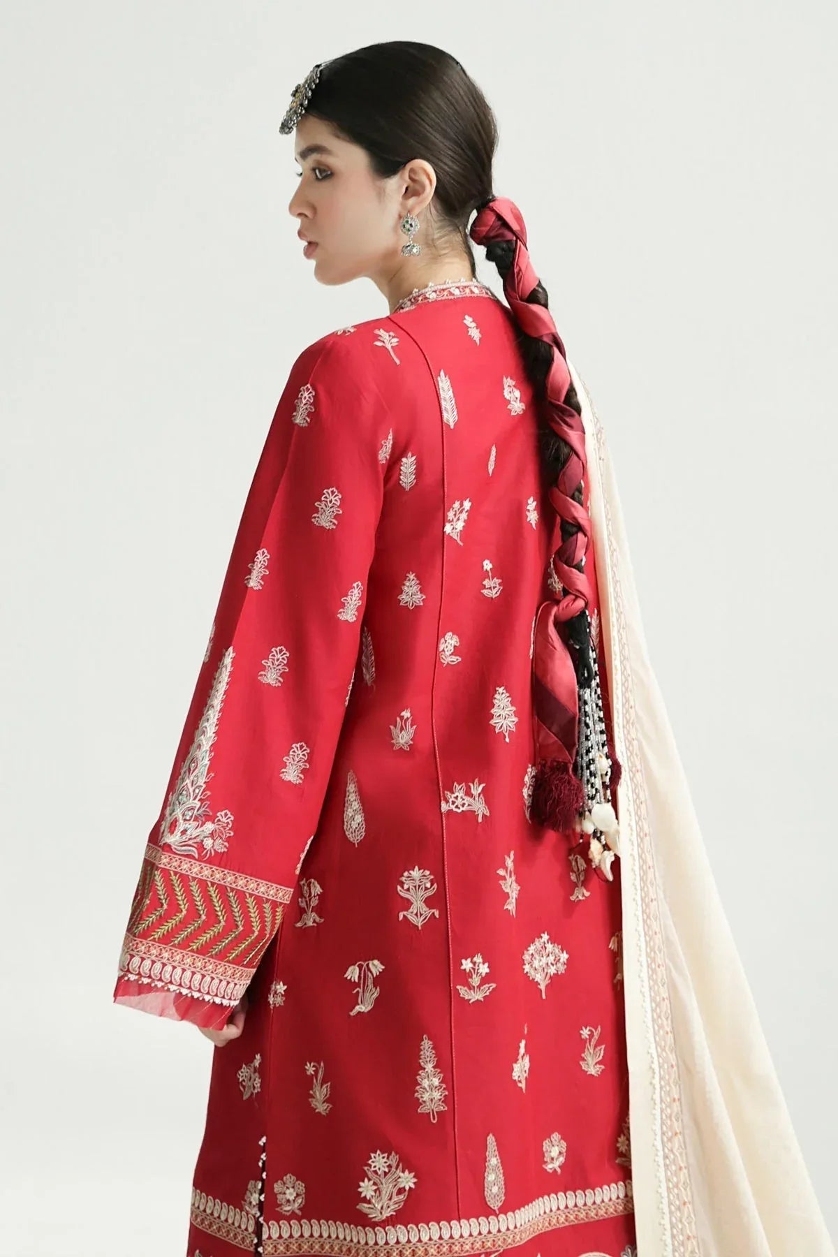 Zara Shahjahan | Luxury Lawn 24 | MYRA-14A - Rang-e-Khaas